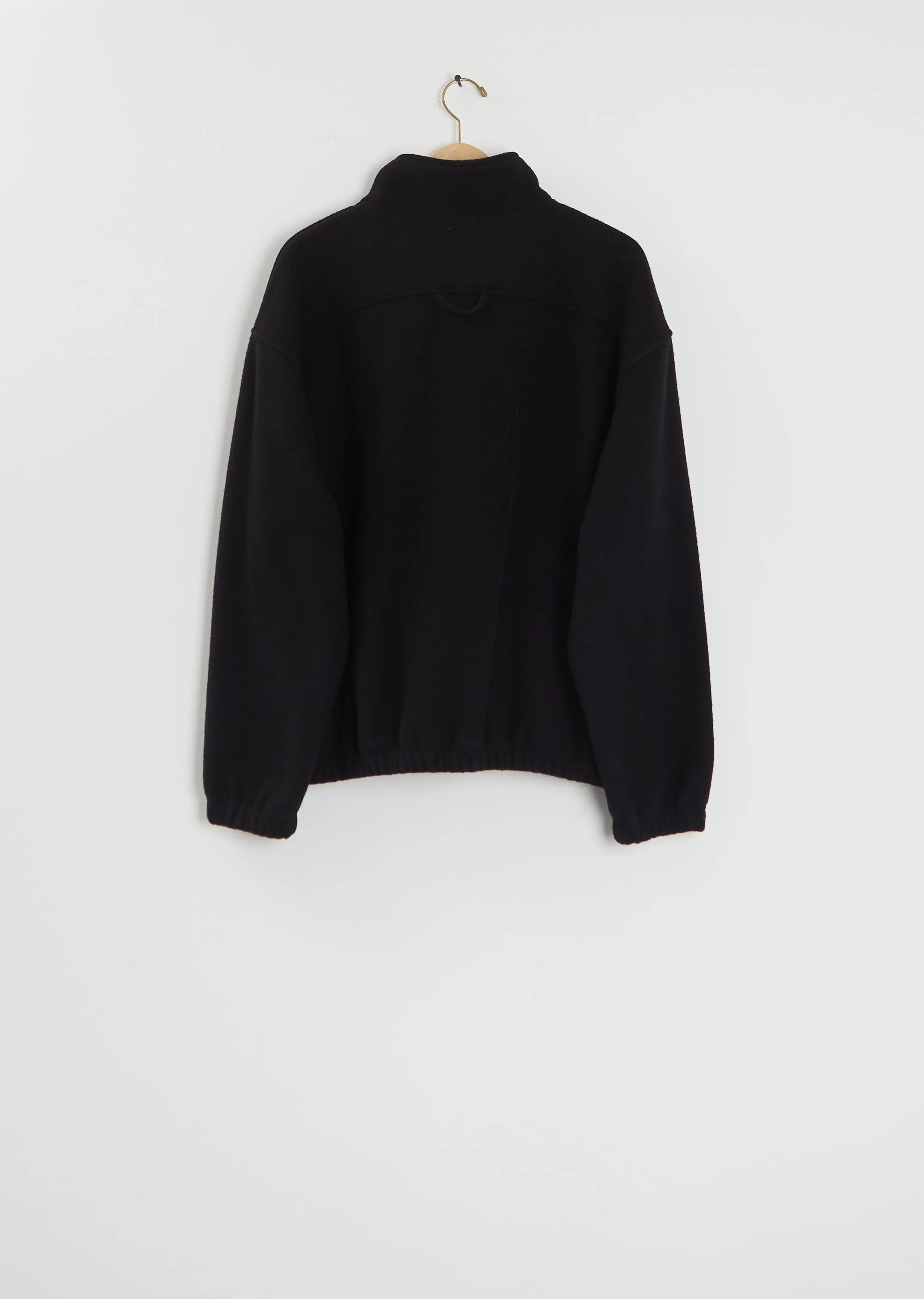 Wool Polar Fleece — Black sold by La Garconne product image thumbnail 2