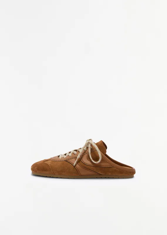 Suede Sneaker Mule made by La Garconne