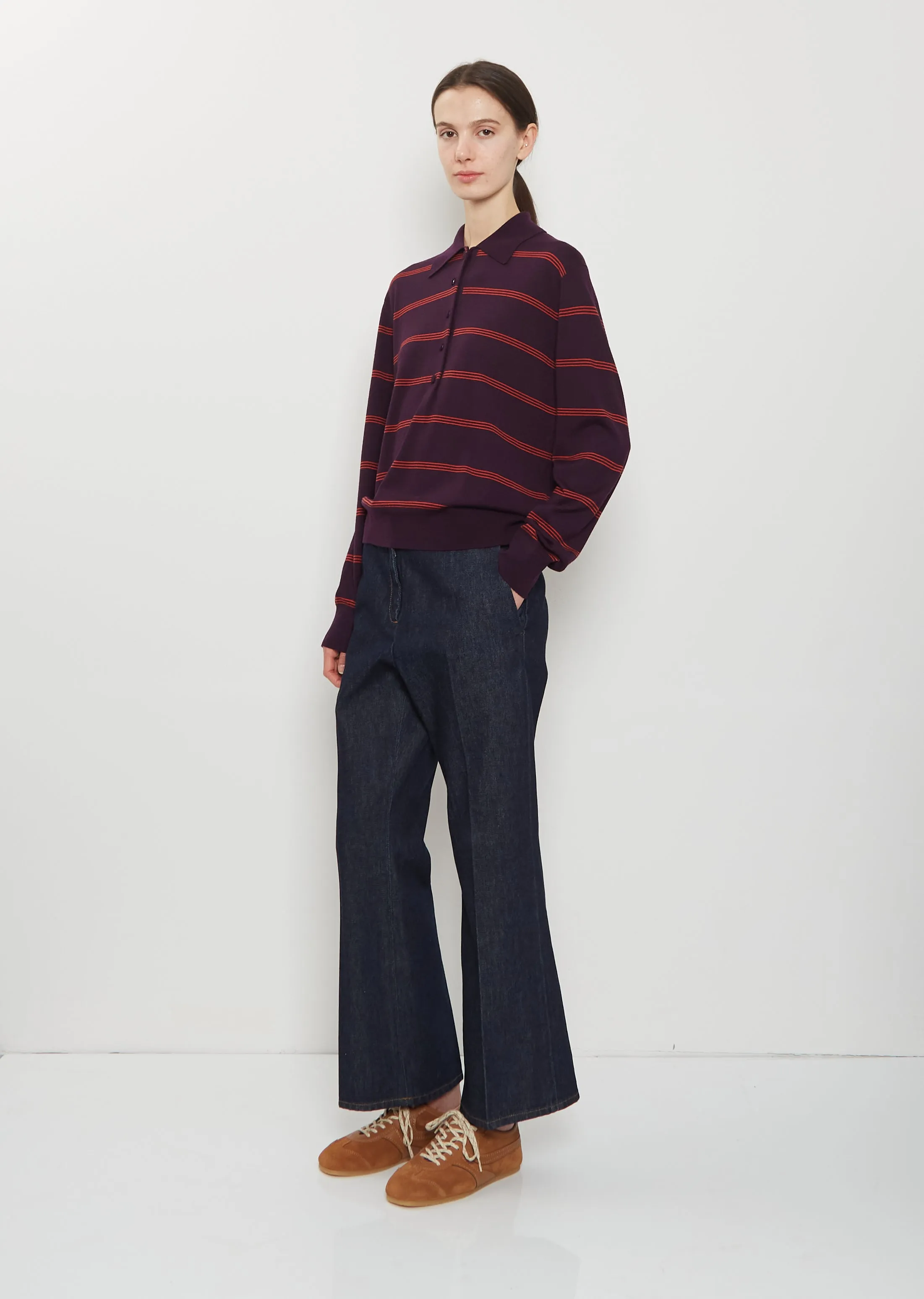 Paloma Cotton Denim Pants sold by La Garconne product image thumbnail 4
