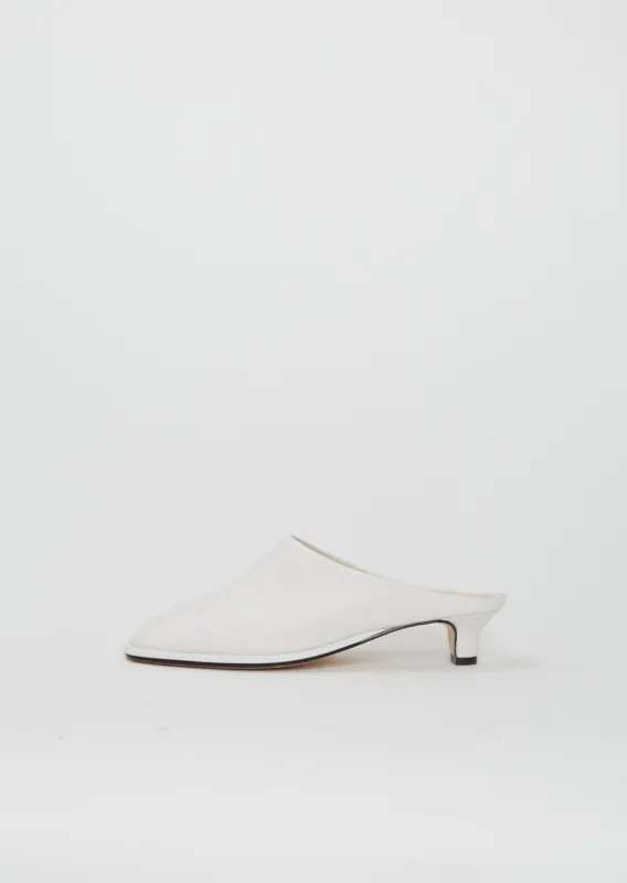 Soft Leather Kitten Heel made by Lauren Manoogian