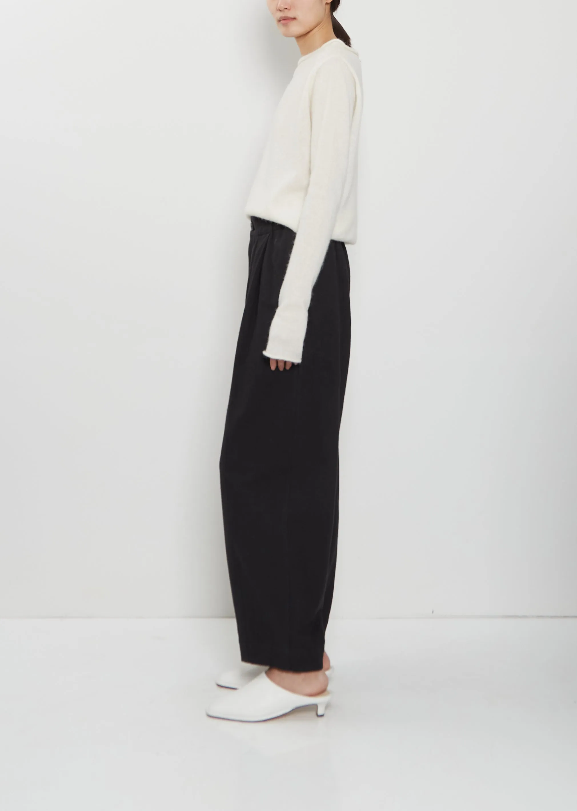 Matte Linen Cotton Pants sold by La Garconne product image thumbnail 2