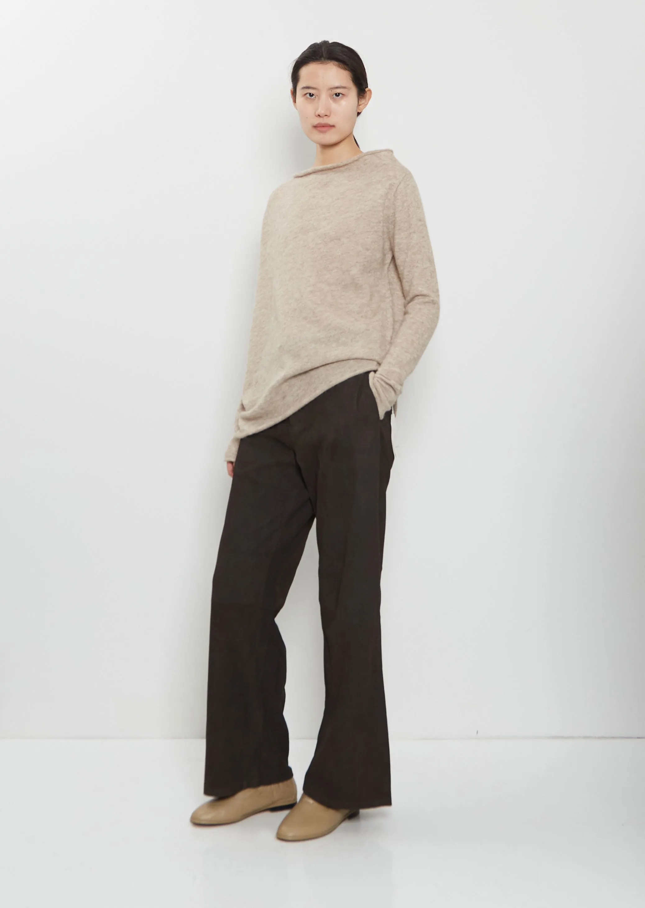 Suede Gallery Trouser sold by La Garconne product image thumbnail 4