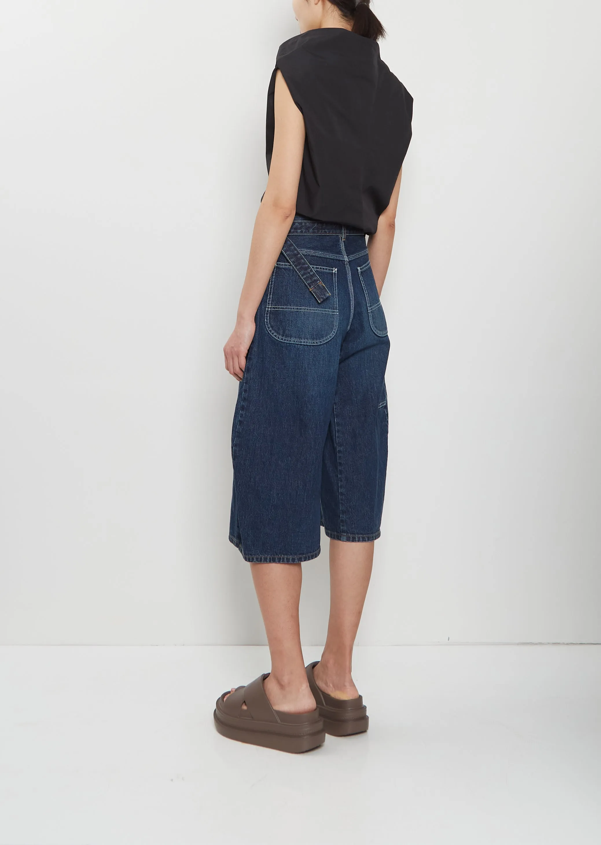 Denim Cropped Pants sold by La Garconne product image thumbnail 3
