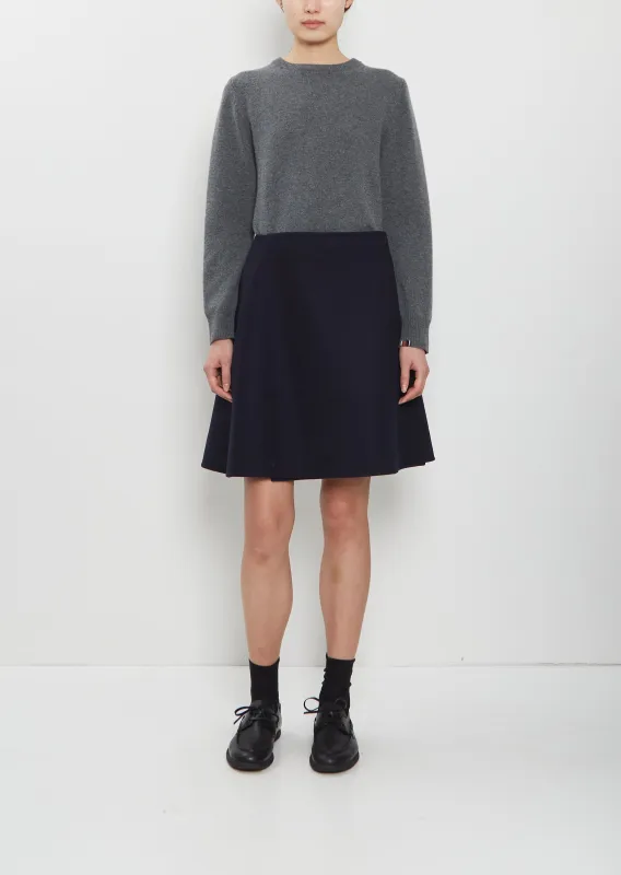 n°465 Line Wool Cashmere Short Skirt sold by La Garconne