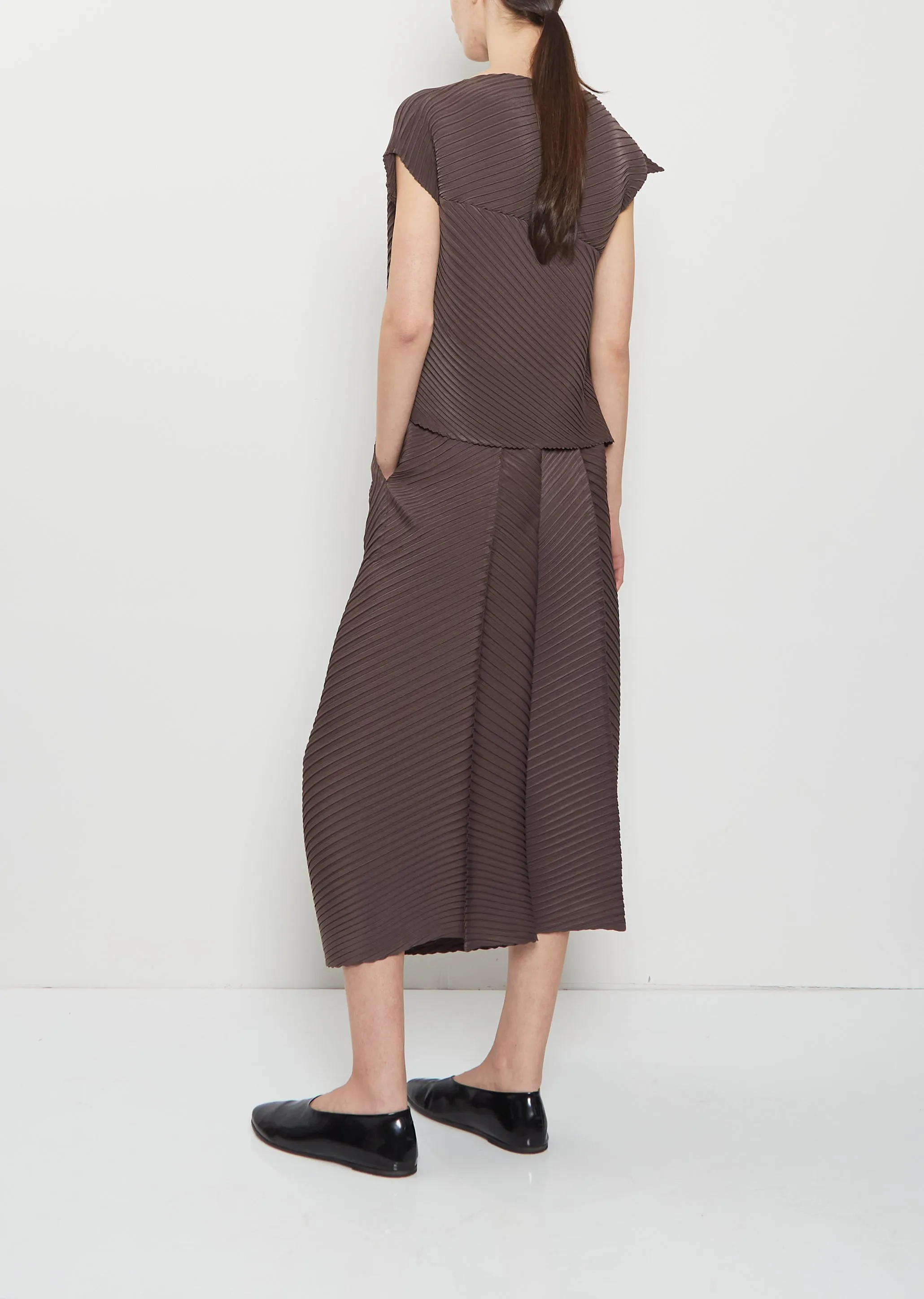 Plaster Pleats Solid Top sold by La Garconne product image thumbnail 3