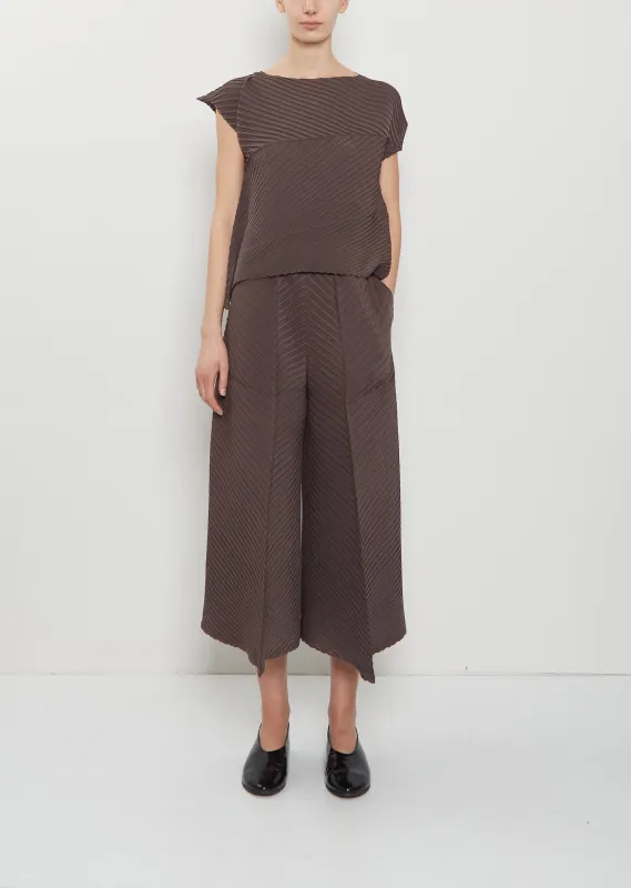 Plaster Pleats Solid Pants sold by La Garconne