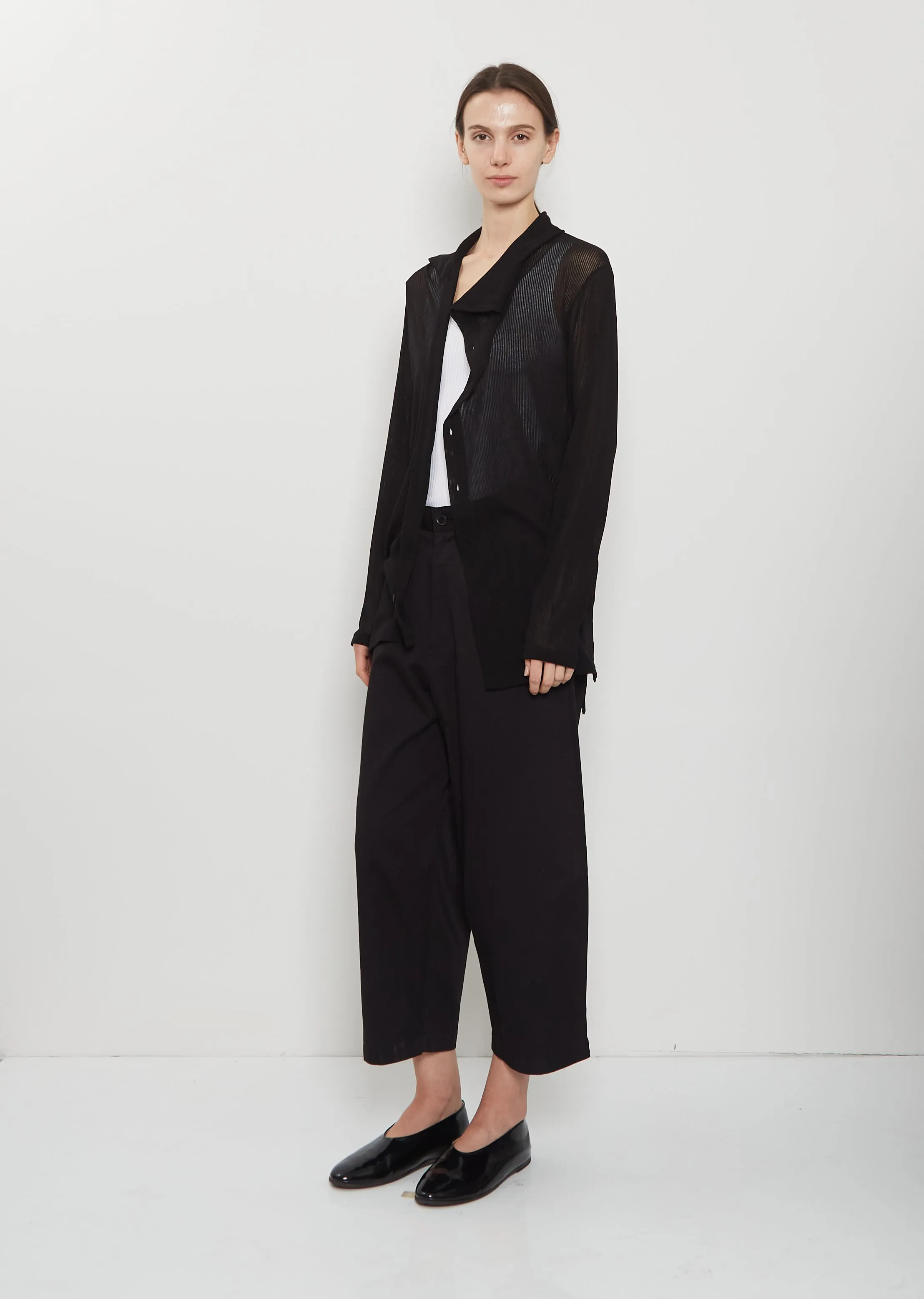 Asymmetric Cardigan with Collar sold by La Garconne product image thumbnail 4