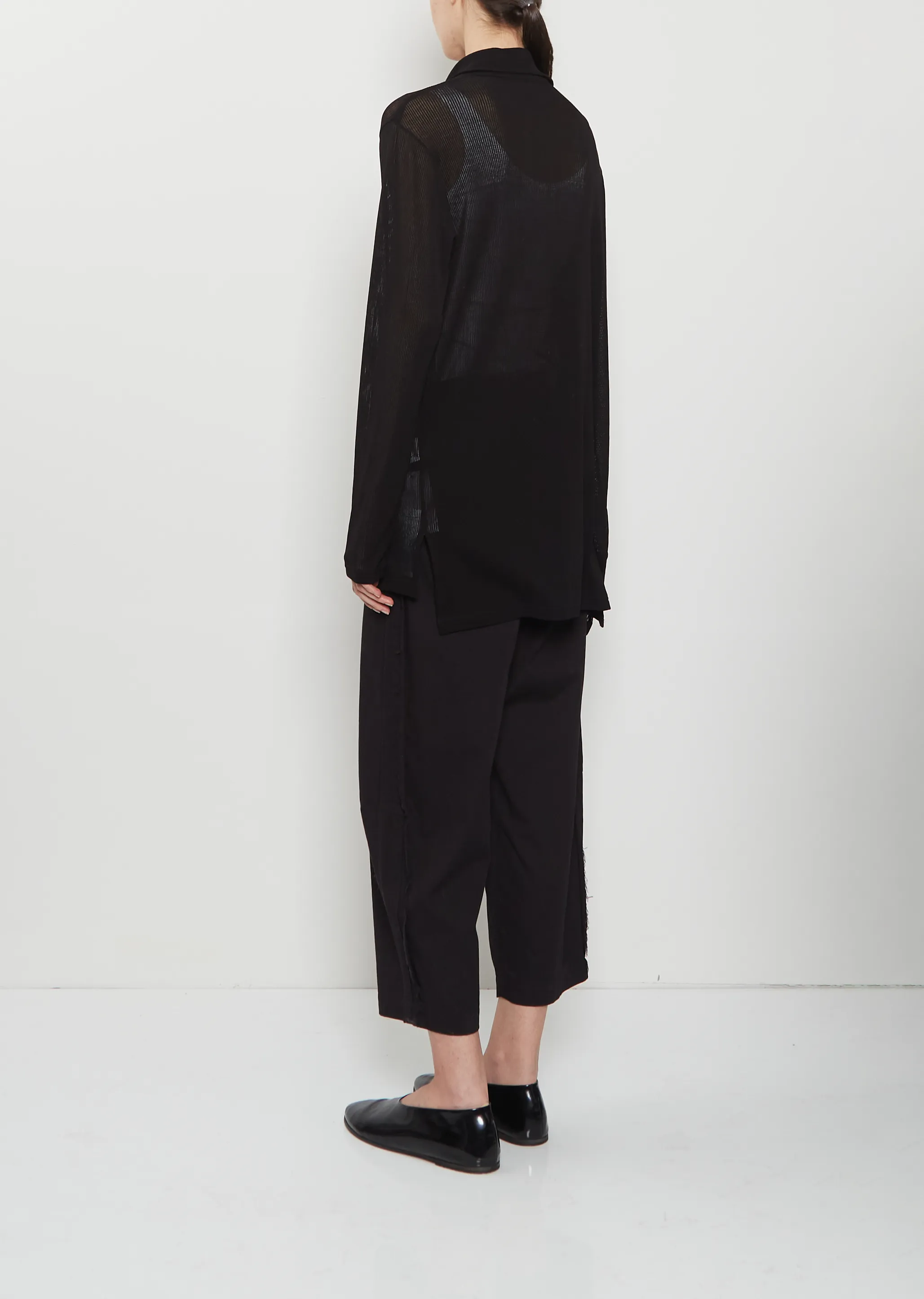 Asymmetric Cardigan with Collar sold by La Garconne product image thumbnail 3