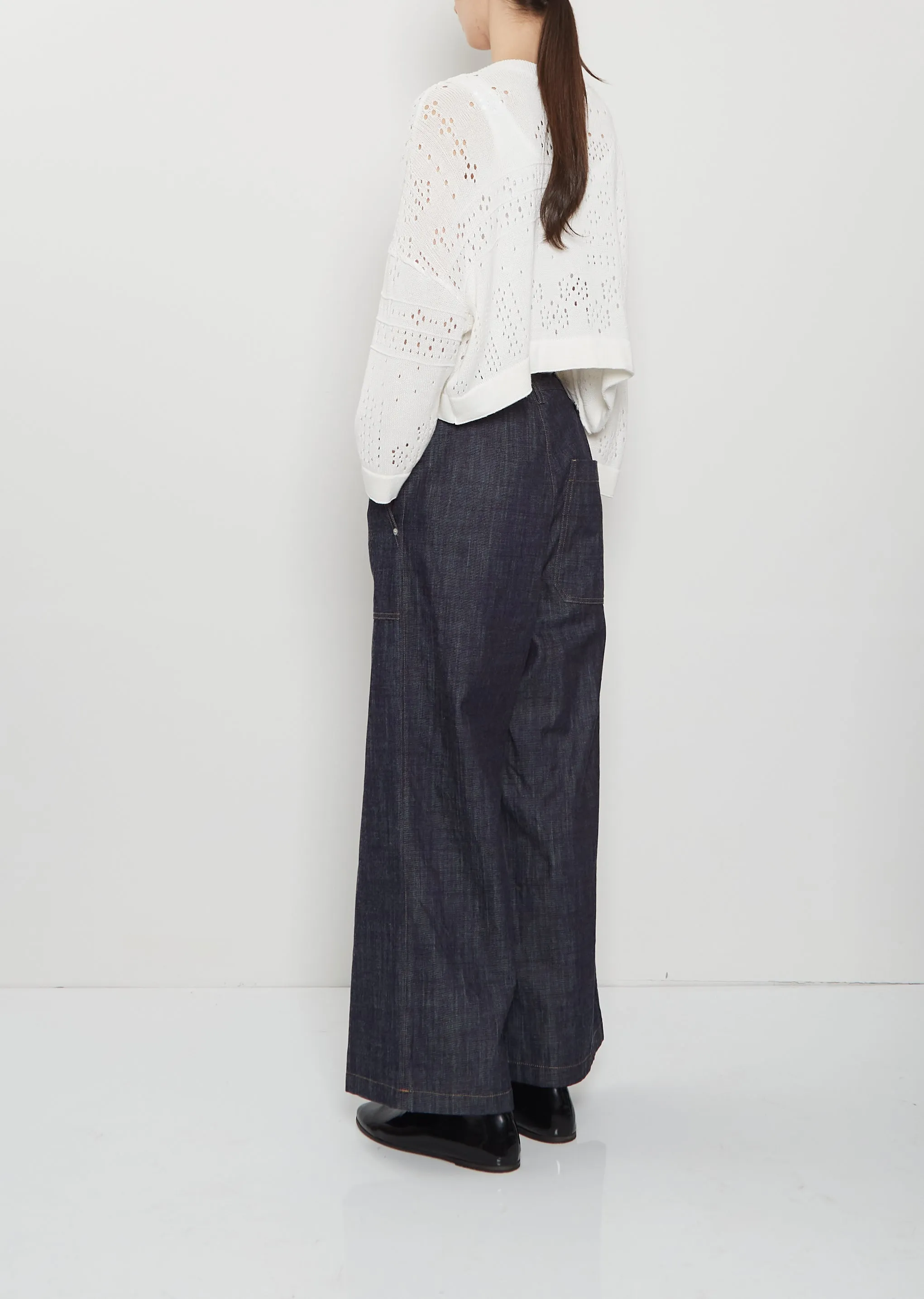 Straight Denim Trousers sold by La Garconne product image thumbnail 4