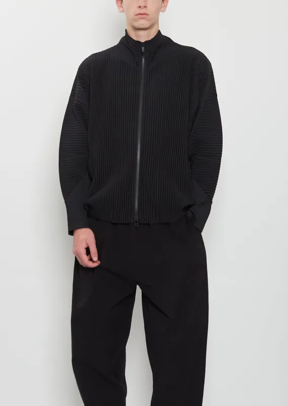 Pleated Zip Blouson made by Issey Miyake