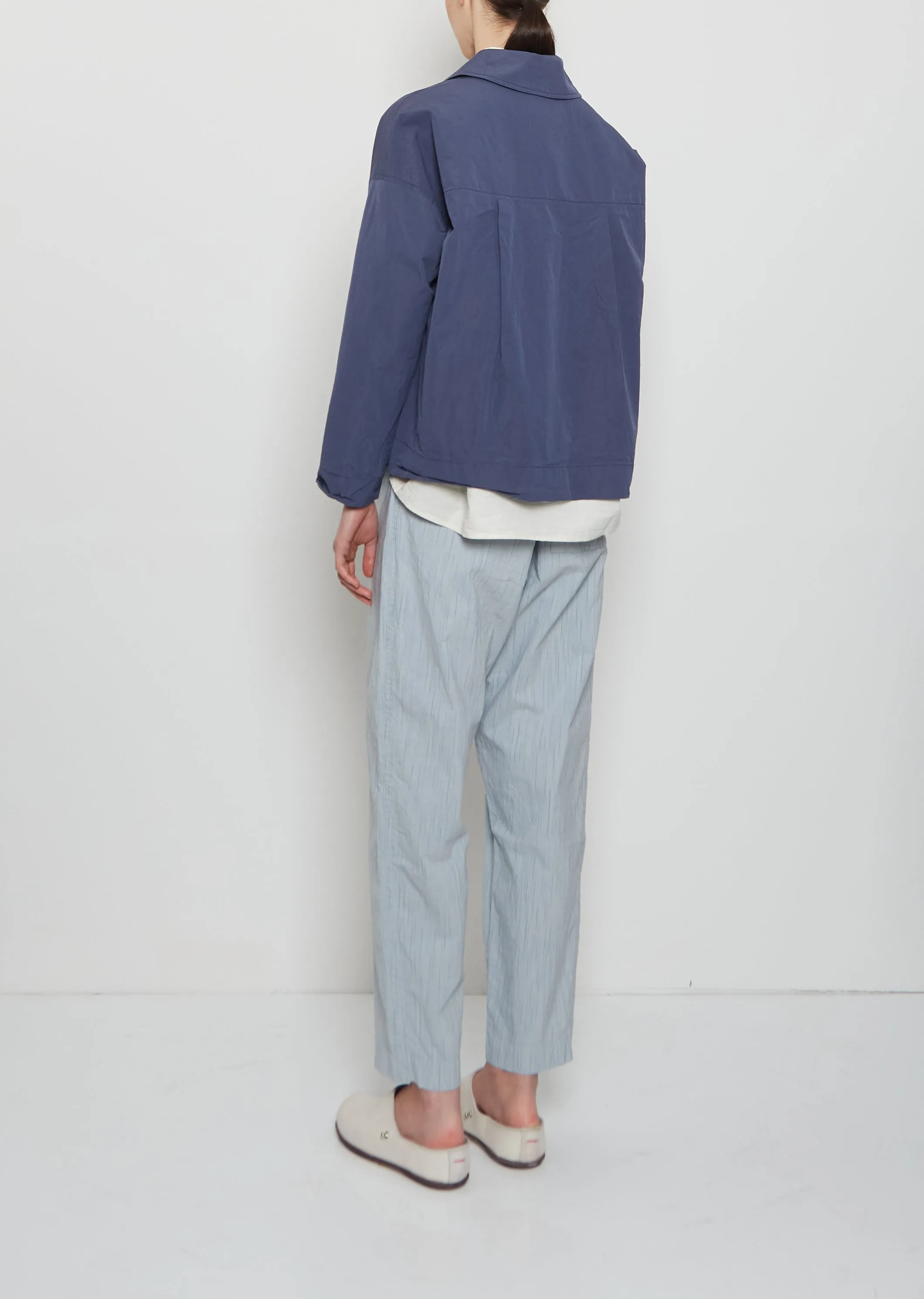 Juliette Cotton Blend Jacket — Blue sold by La Garconne product image thumbnail 3