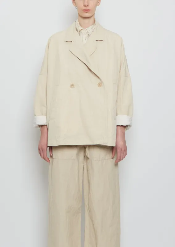 Frances Cotton Linen Jacket made by Casey Casey