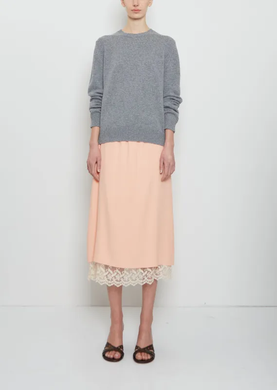 Lace Trim Negligee Skirt - Clementine made by Simone Rocha