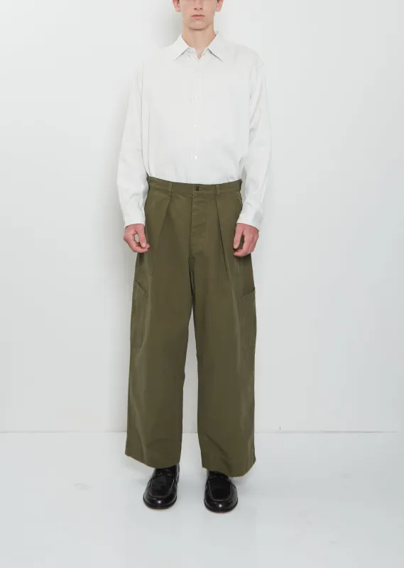 USAF Hemmed Cotton Pant sold by La Garconne