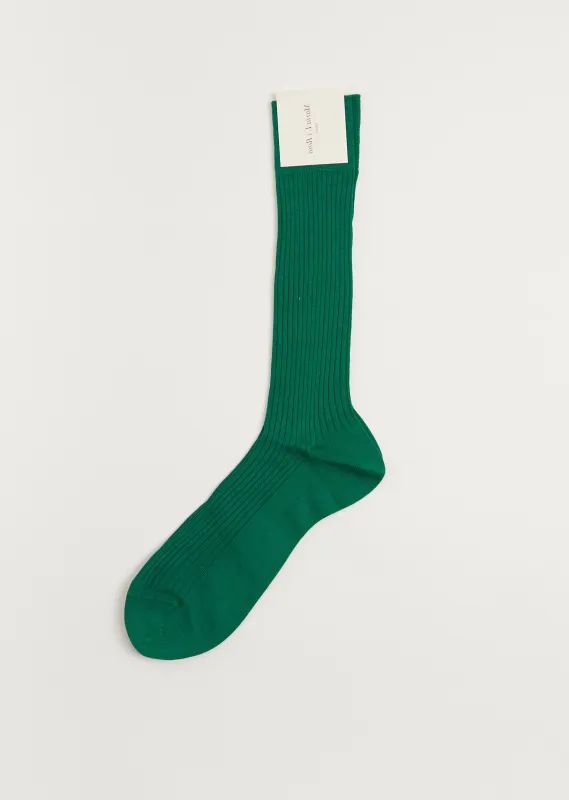 Bio Organic Cotton Socks — Forest Green sold by La Garconne