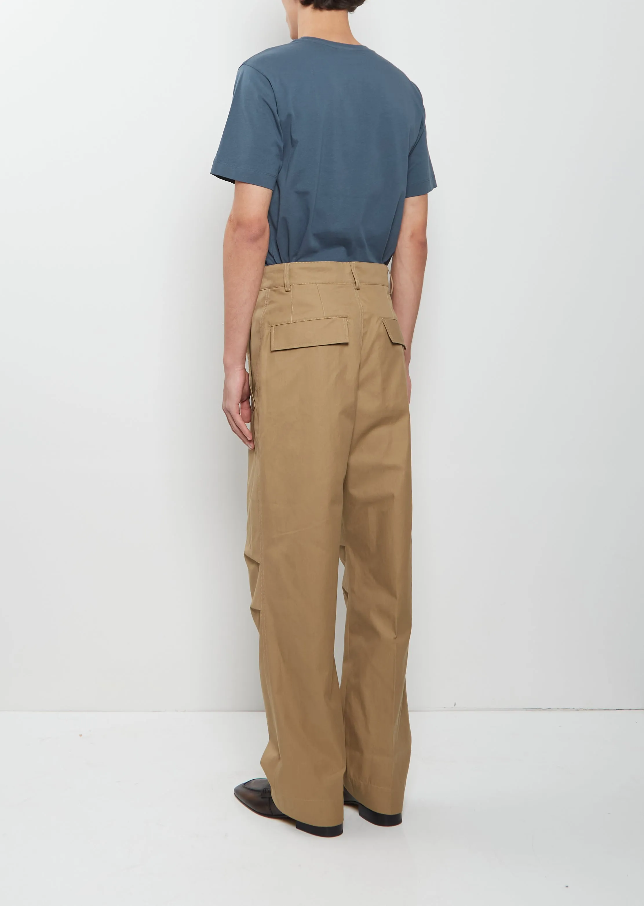 Pencks Cotton Pants — Camel sold by La Garconne product image thumbnail 3