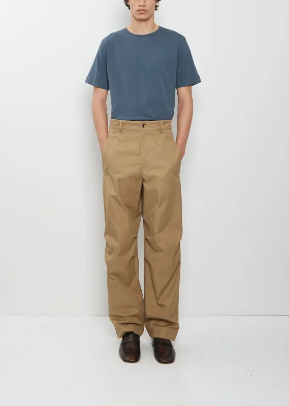 Pencks Cotton Pants — Camel sold by La Garconne