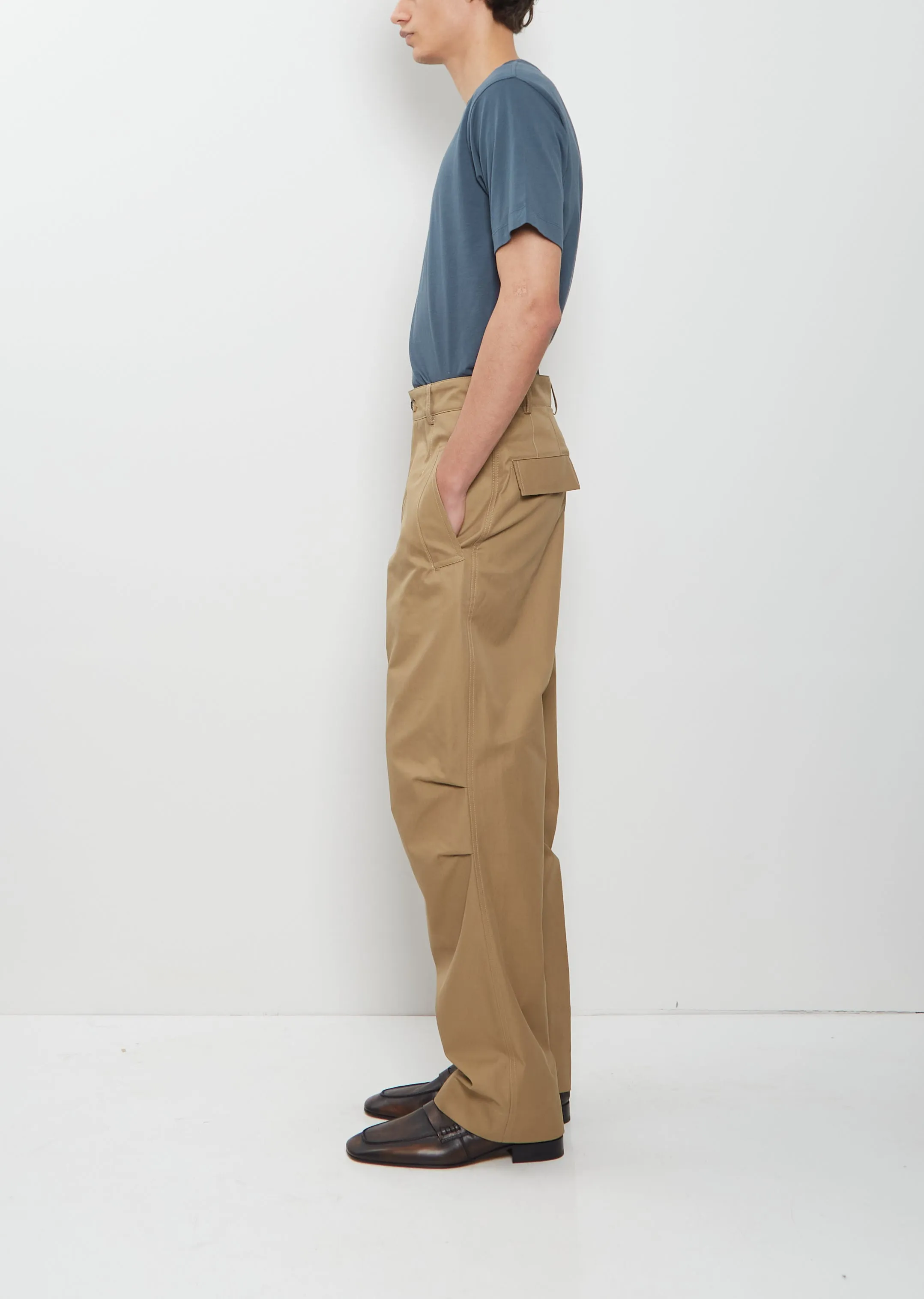 Pencks Cotton Pants — Camel sold by La Garconne product image thumbnail 2