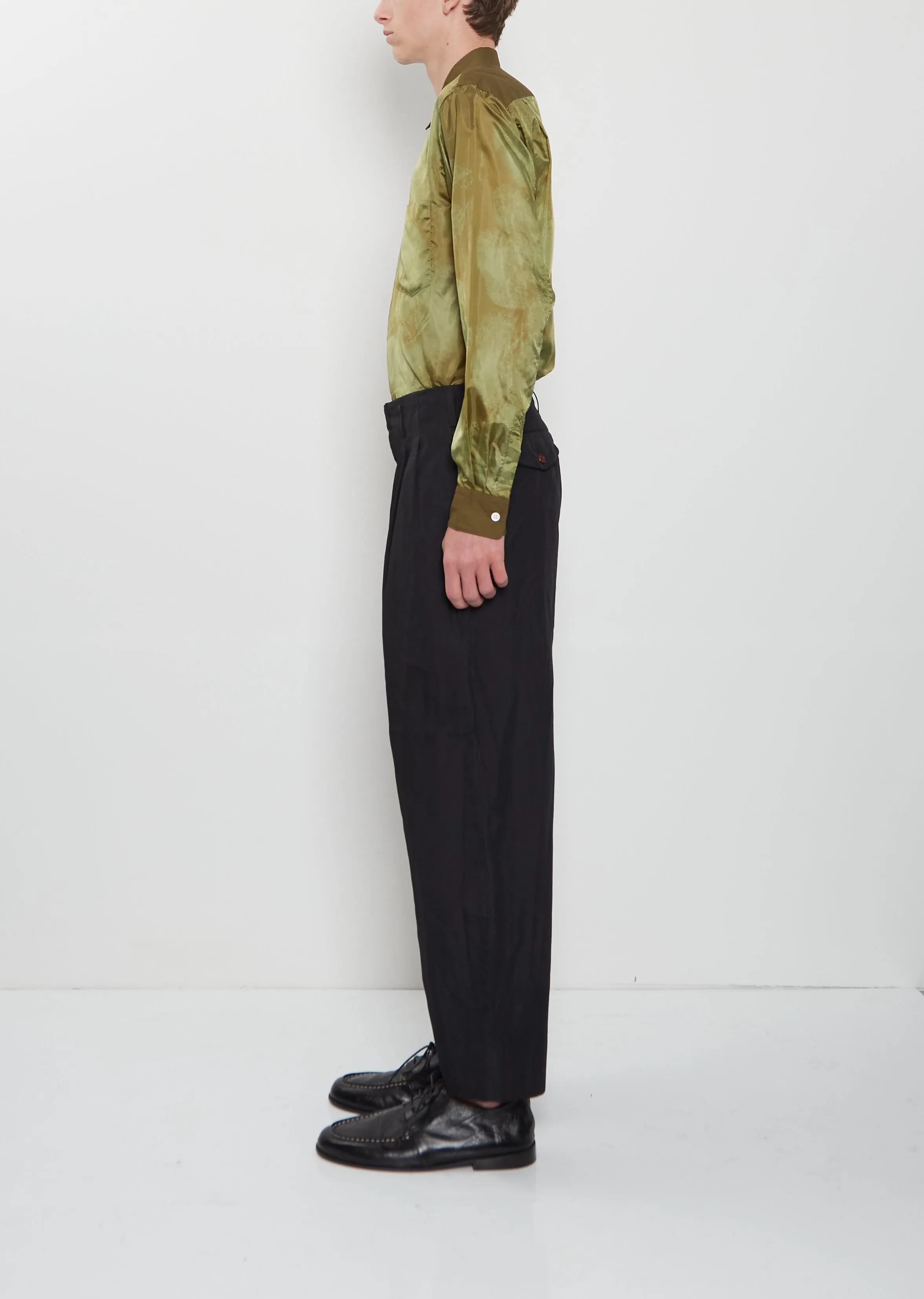 Pleated Cropped Pants sold by La Garconne product image thumbnail 2