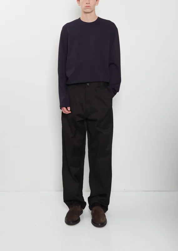 Patch Pockets Cotton Pants sold by La Garconne