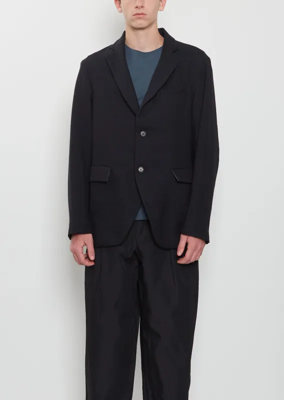 Tobi Wool Linen Jacket made by La Garconne