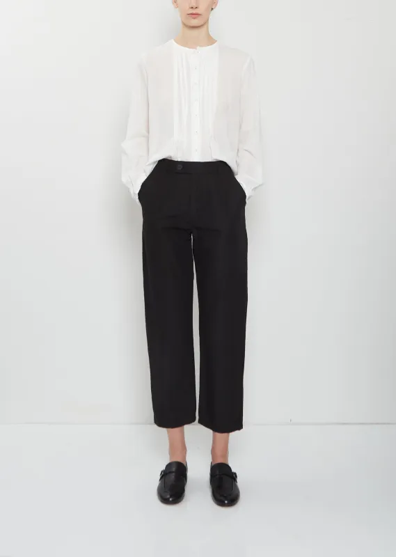 High Density Linen Cotton Pants made by Pas de Calais