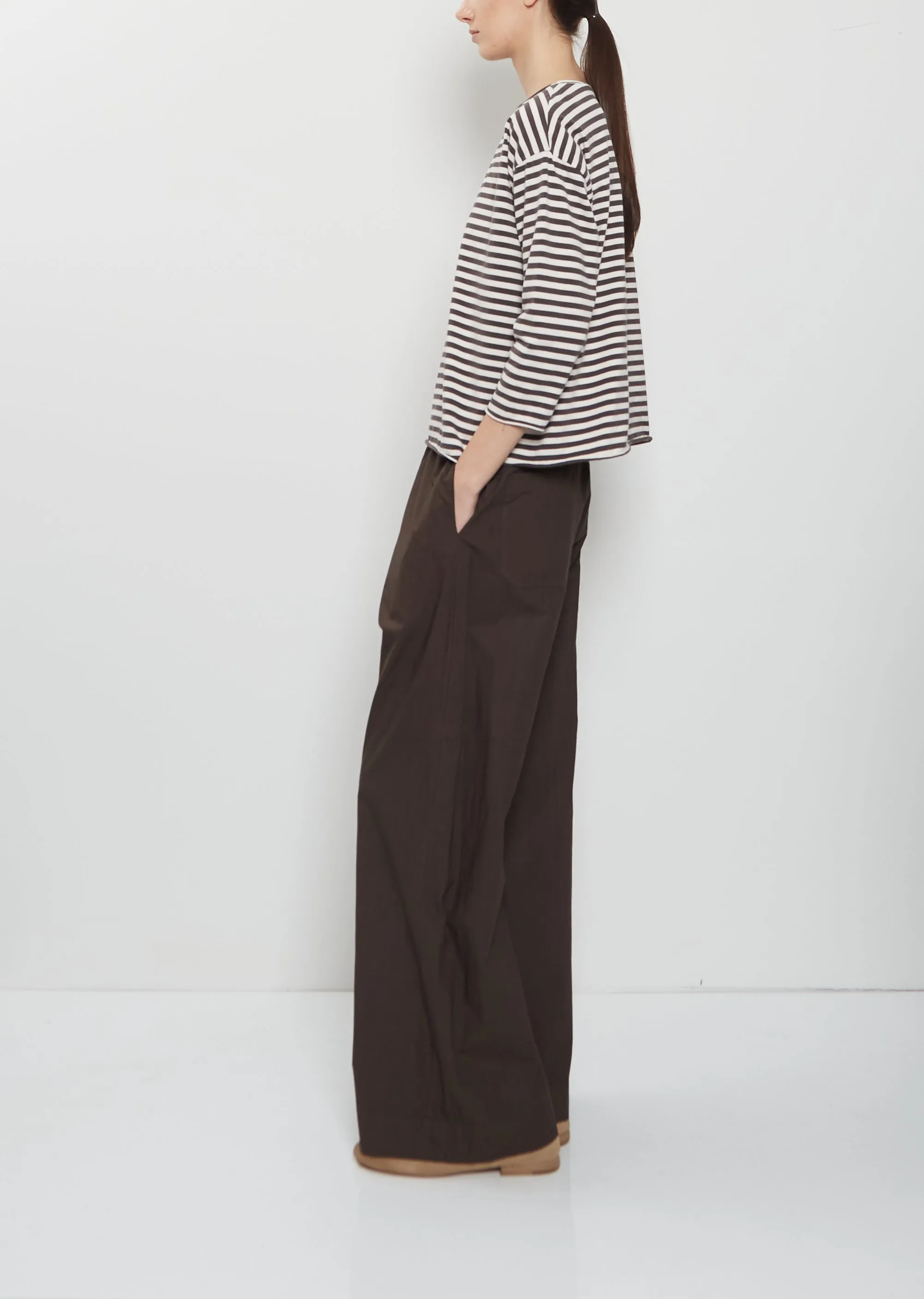 Lolita Stretch Cotton Jersey Top — Stripes sold by La Garconne product image thumbnail 2