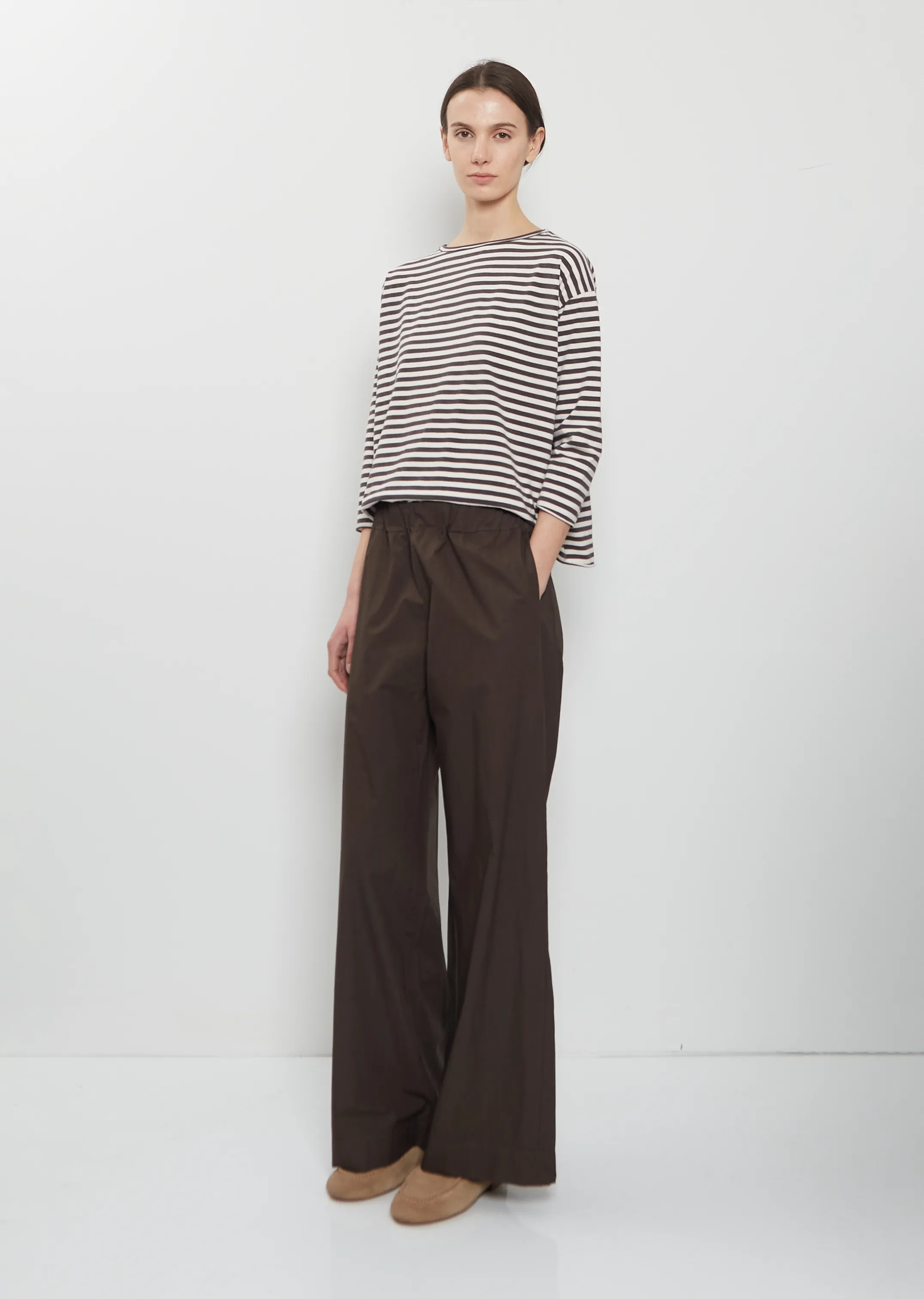 Diana Cotton Clara Pant — Maron sold by La Garconne product image thumbnail 4