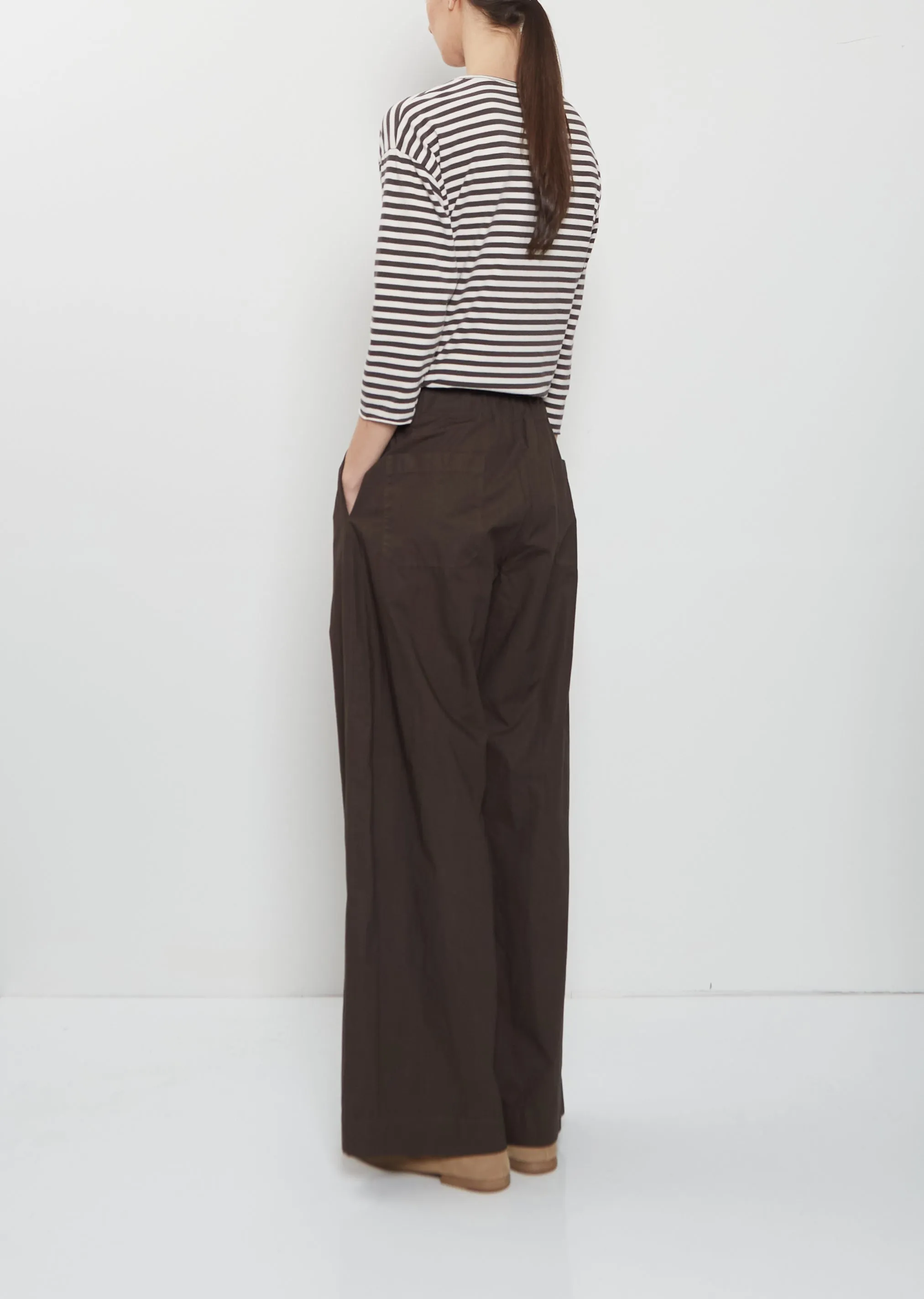 Diana Cotton Clara Pant — Maron sold by La Garconne product image thumbnail 3