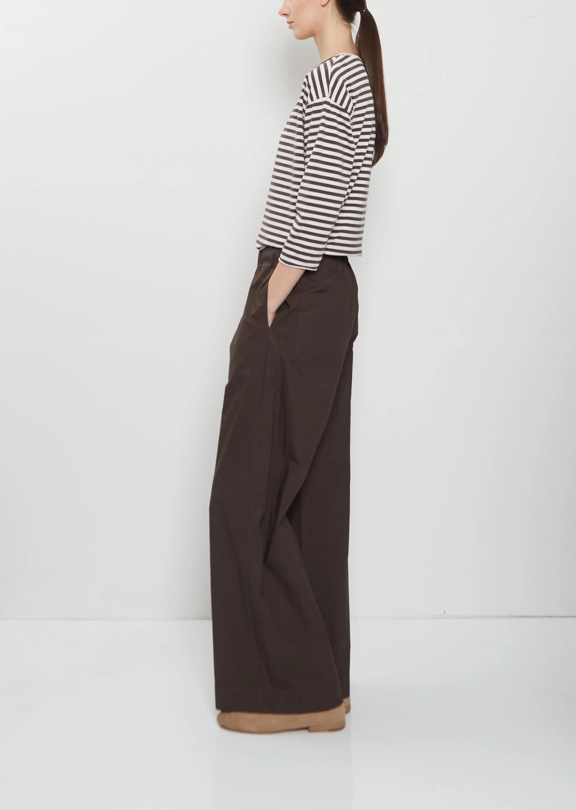 Diana Cotton Clara Pant — Maron sold by La Garconne product image thumbnail 2