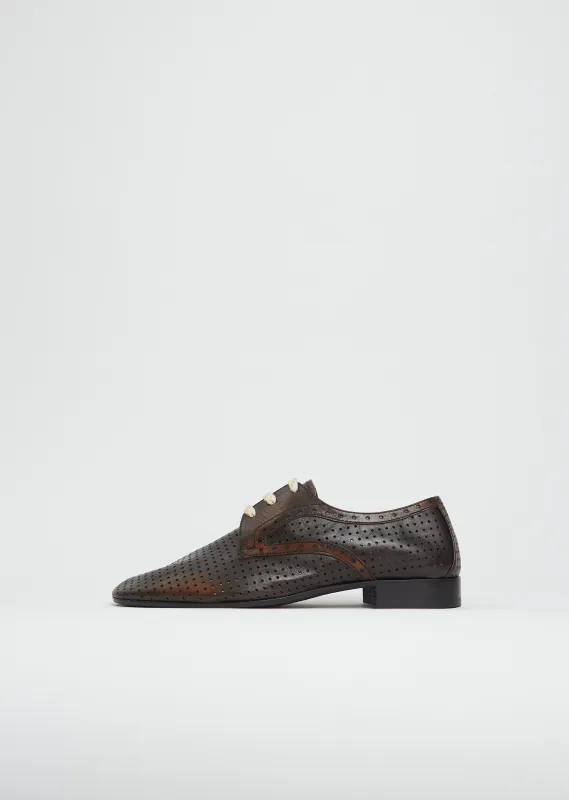 Perforated Oxford made by Dries Van Noten