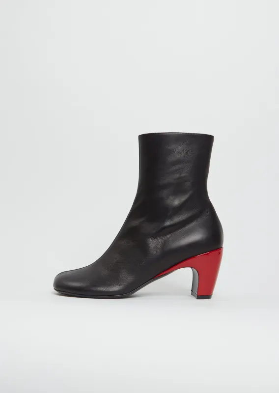 Heeled Leather Boot sold by La Garconne