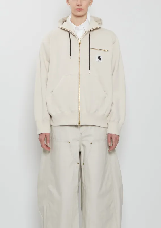 Cotton Jersey Hoodie made by La Garconne