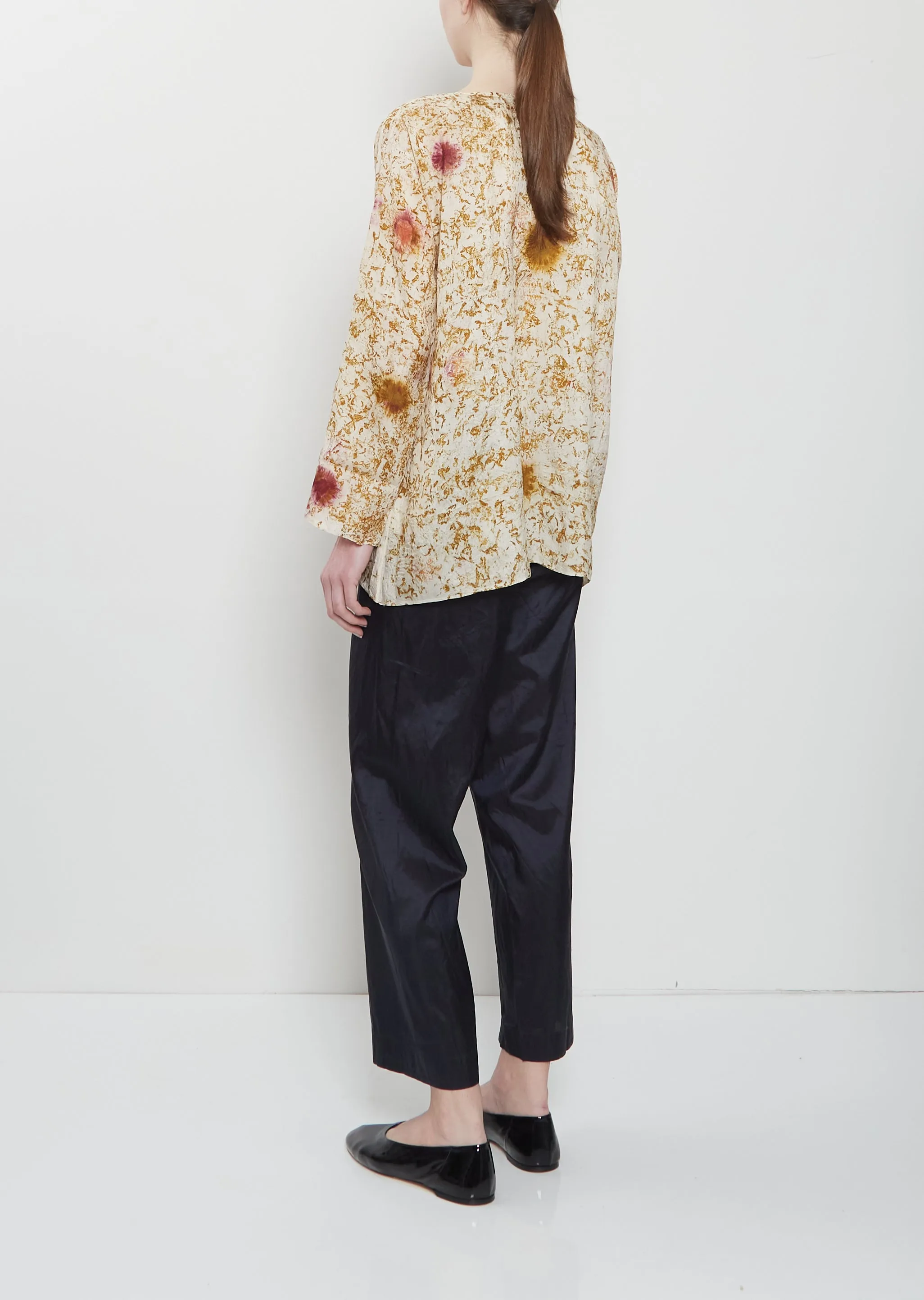 Temple Blessings Silk Long Tunisian Top — Mukhtar sold by La Garconne product image thumbnail 3
