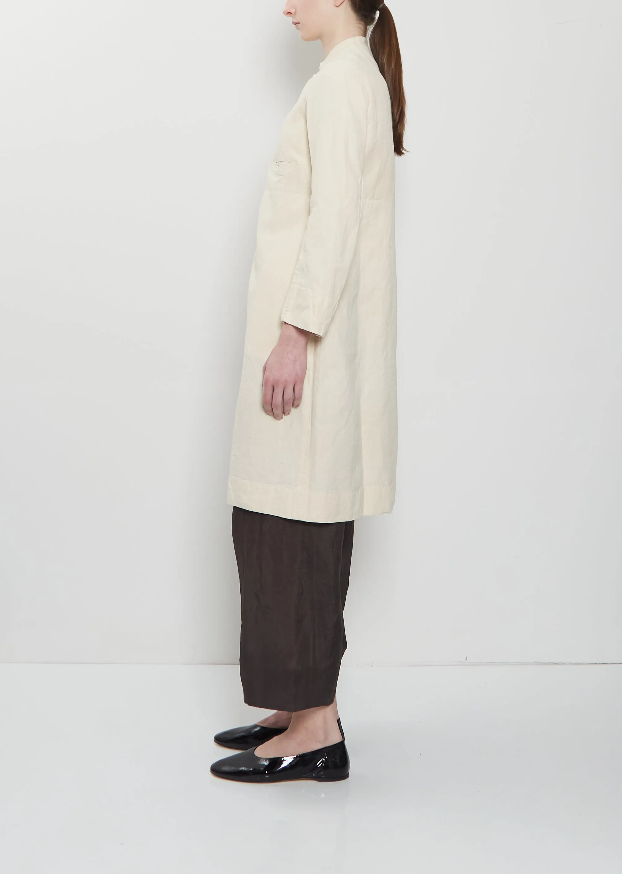 Heirloom Cotton Linen Indian Coat sold by La Garconne product image thumbnail 2