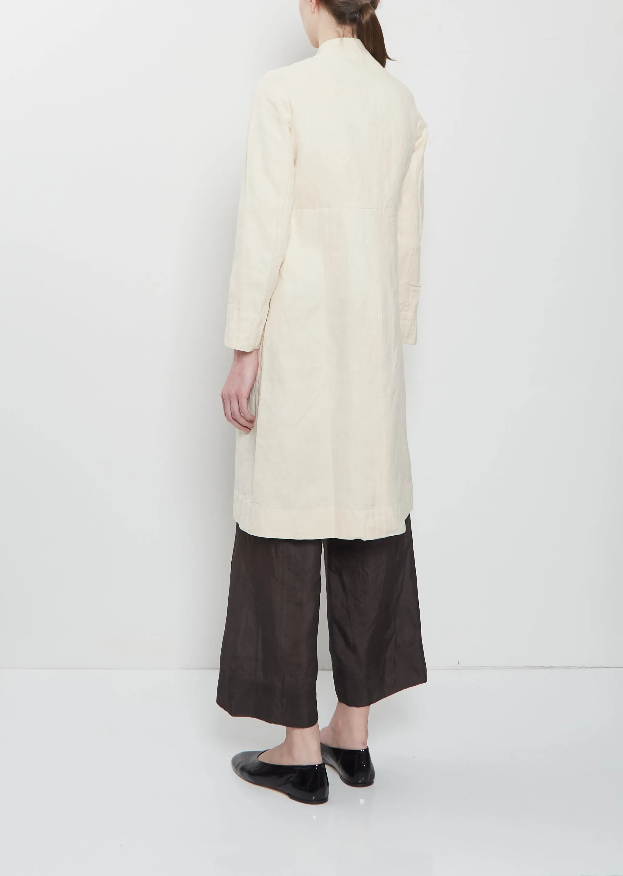 Heirloom Cotton Linen Indian Coat sold by La Garconne product image thumbnail 3
