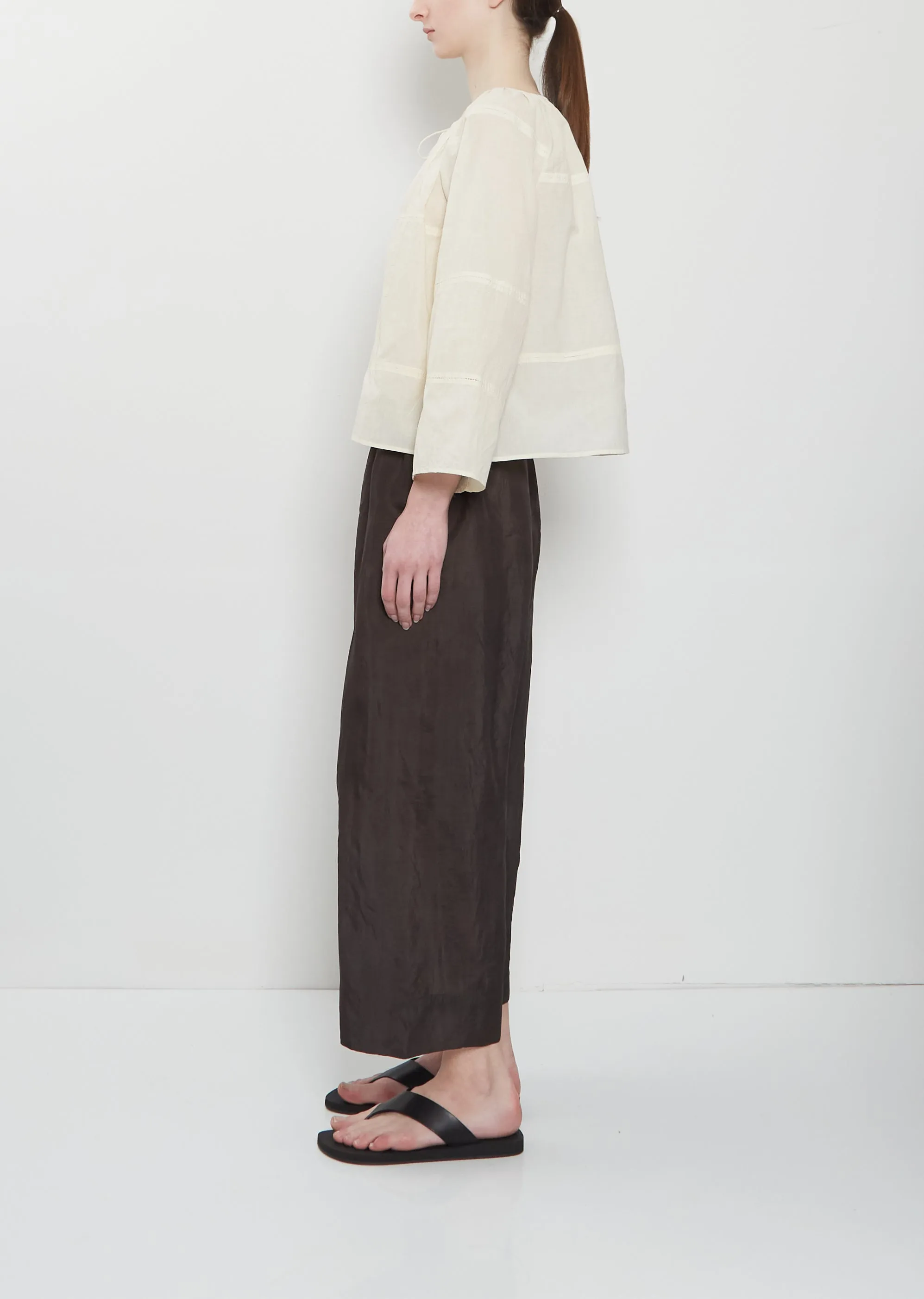 Khadi Silk Wide Leg Pants — Sumi sold by La Garconne product image thumbnail 2