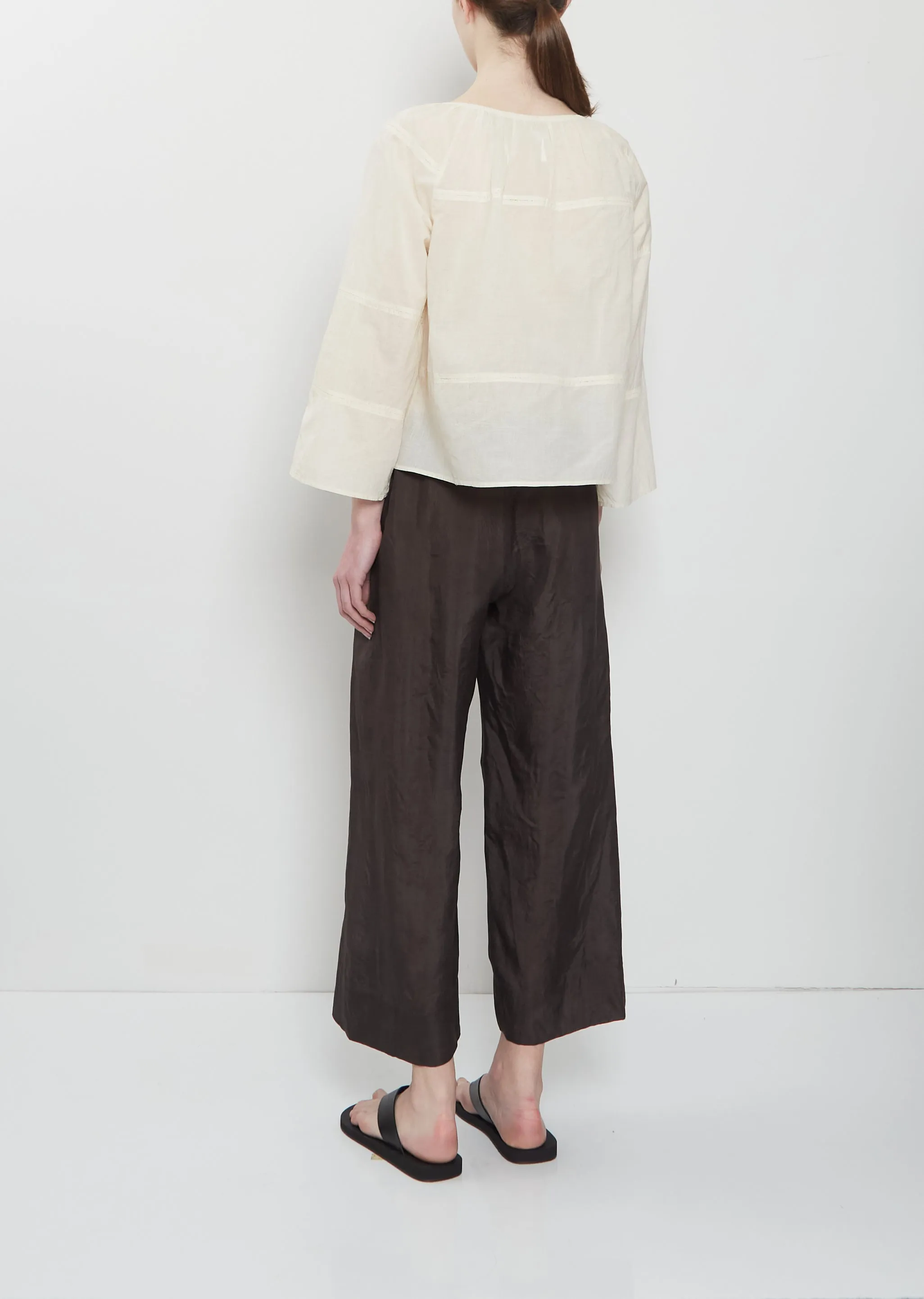 Khadi Silk Wide Leg Pants — Sumi sold by La Garconne product image thumbnail 3