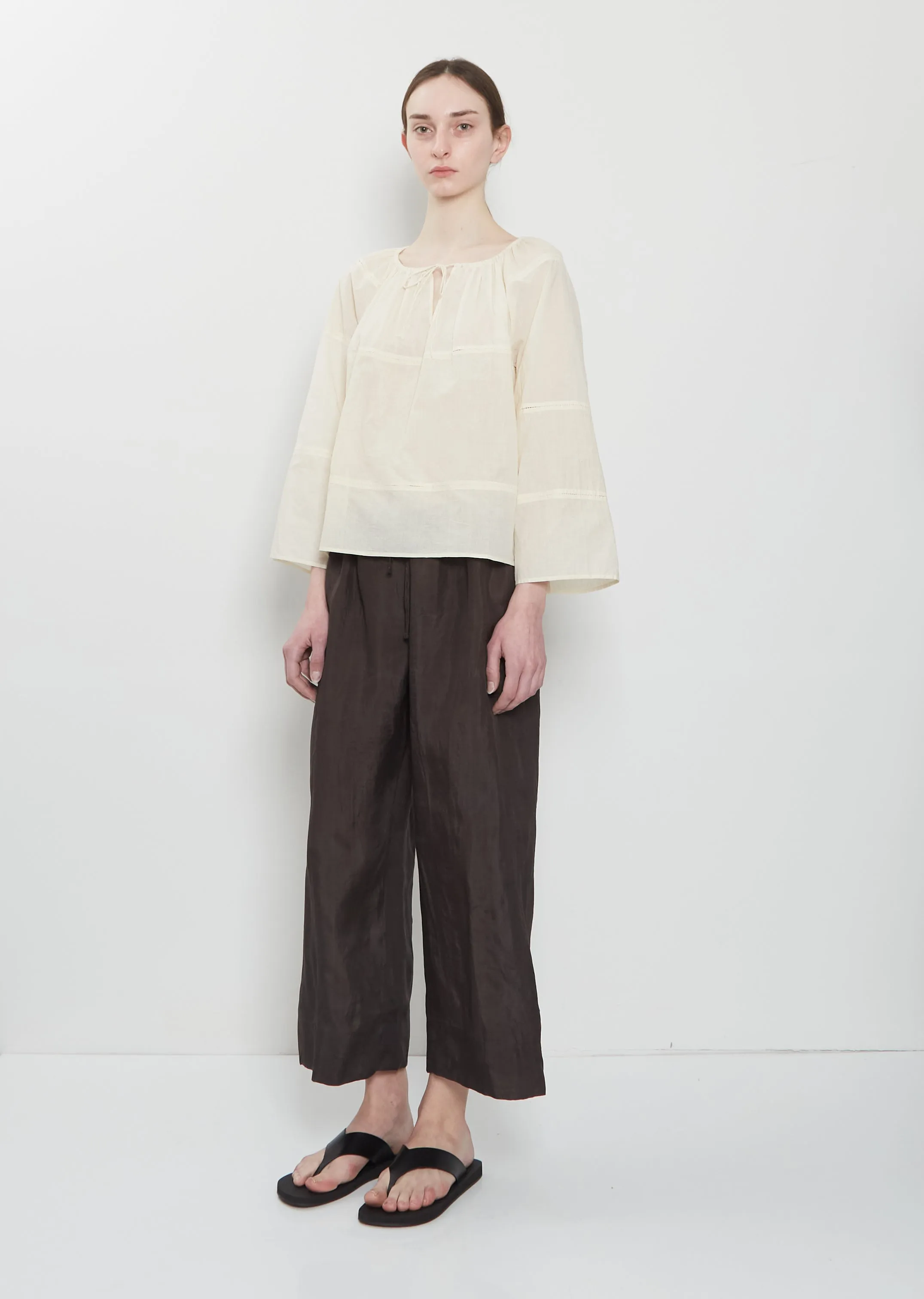 Khadi Silk Wide Leg Pants — Sumi sold by La Garconne product image thumbnail 4