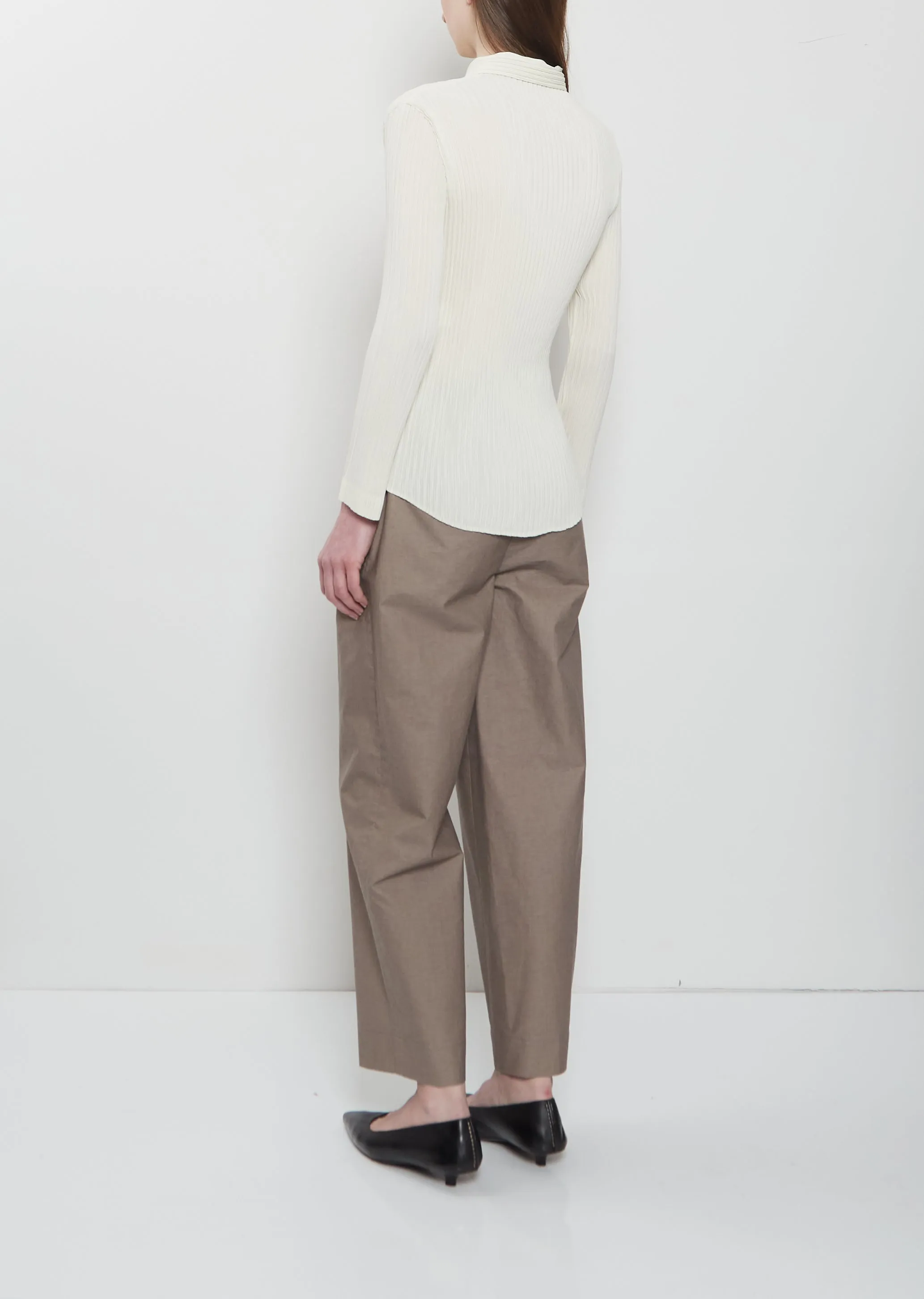 Hatching Pleats Polo sold by La Garconne product image thumbnail 3