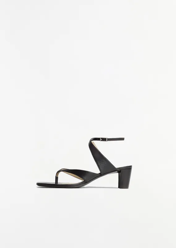 Heeled Leather Sandals made by Lemaire