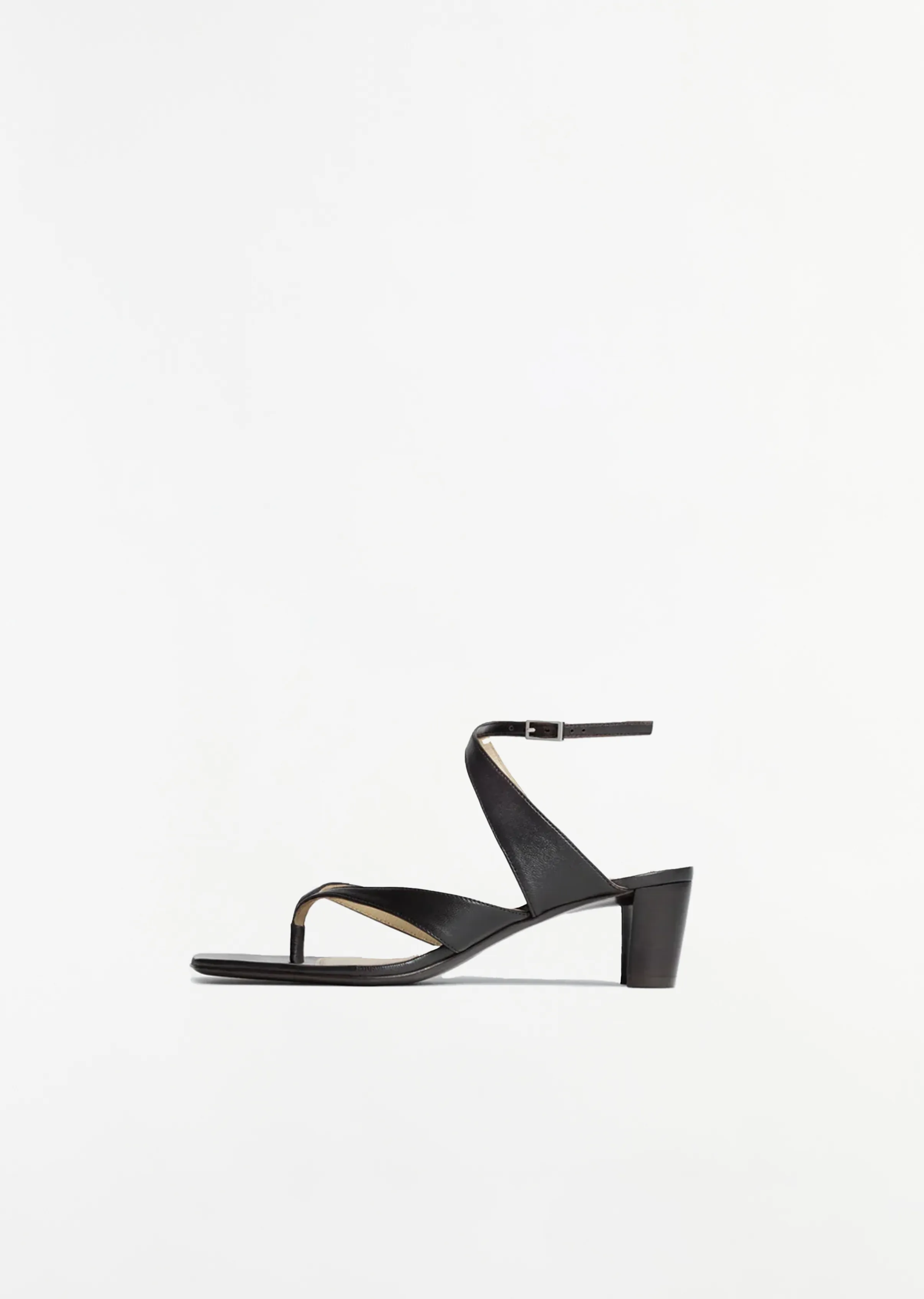 Heeled Leather Sandals sold by La Garconne