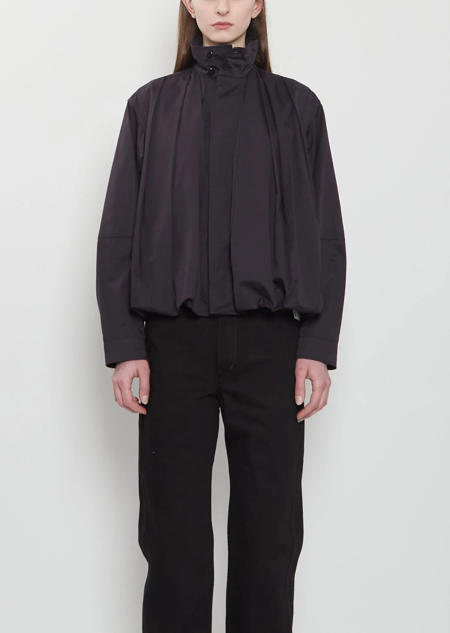 Soft Pleated Cotton Blouson sold by La Garconne