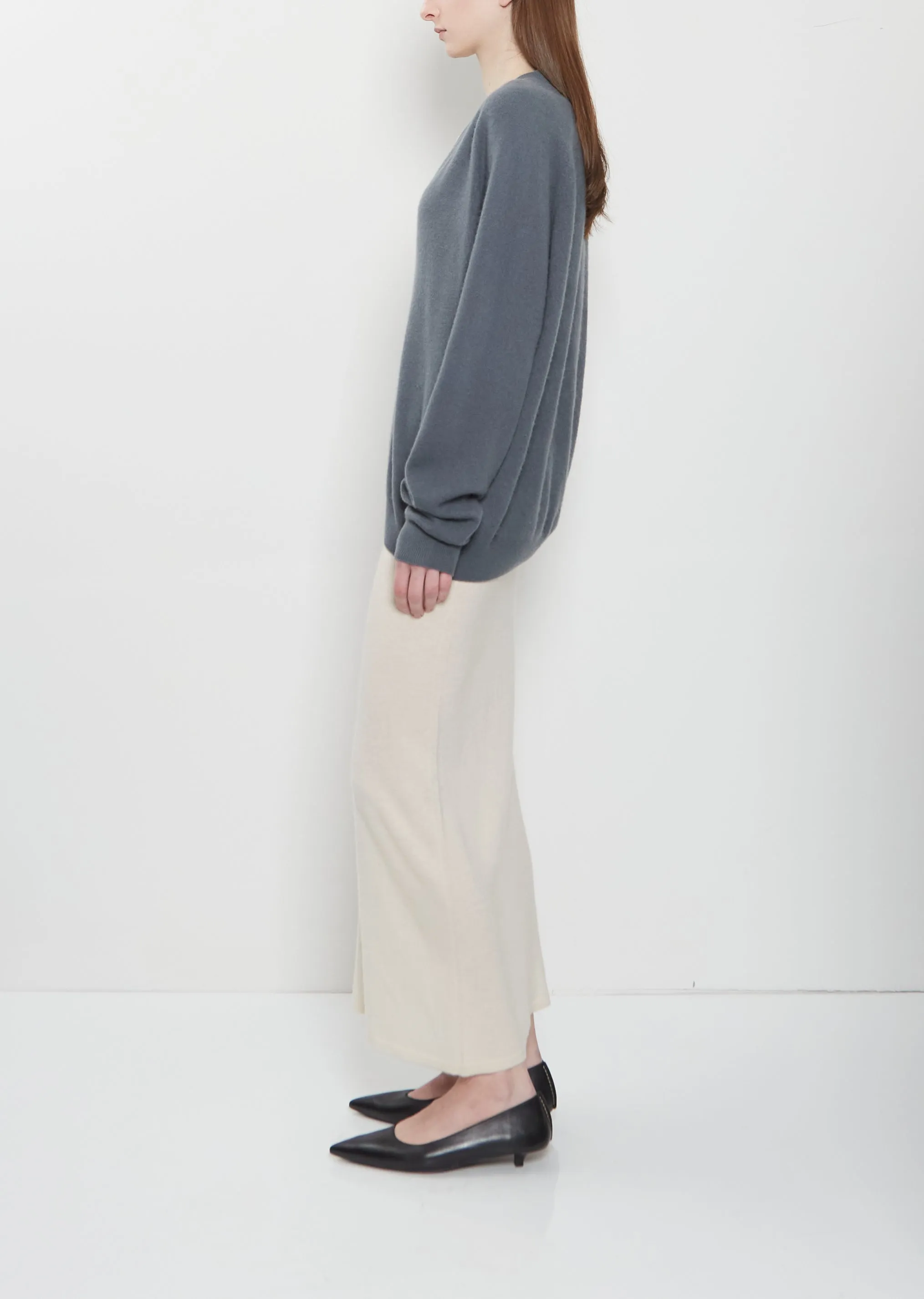 Johnny Cashmere Sweater — Dark Grey sold by La Garconne product image thumbnail 2