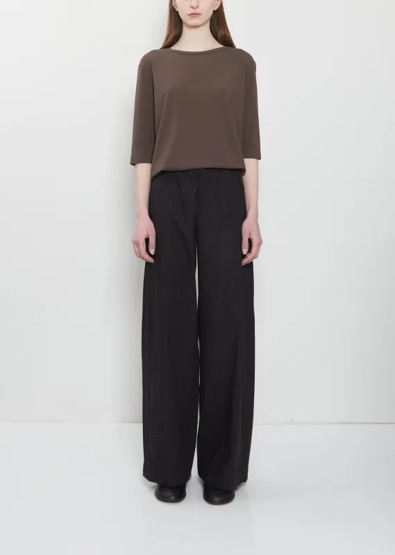 Diana Cotton Clara Pant — Black made by Labo.Art