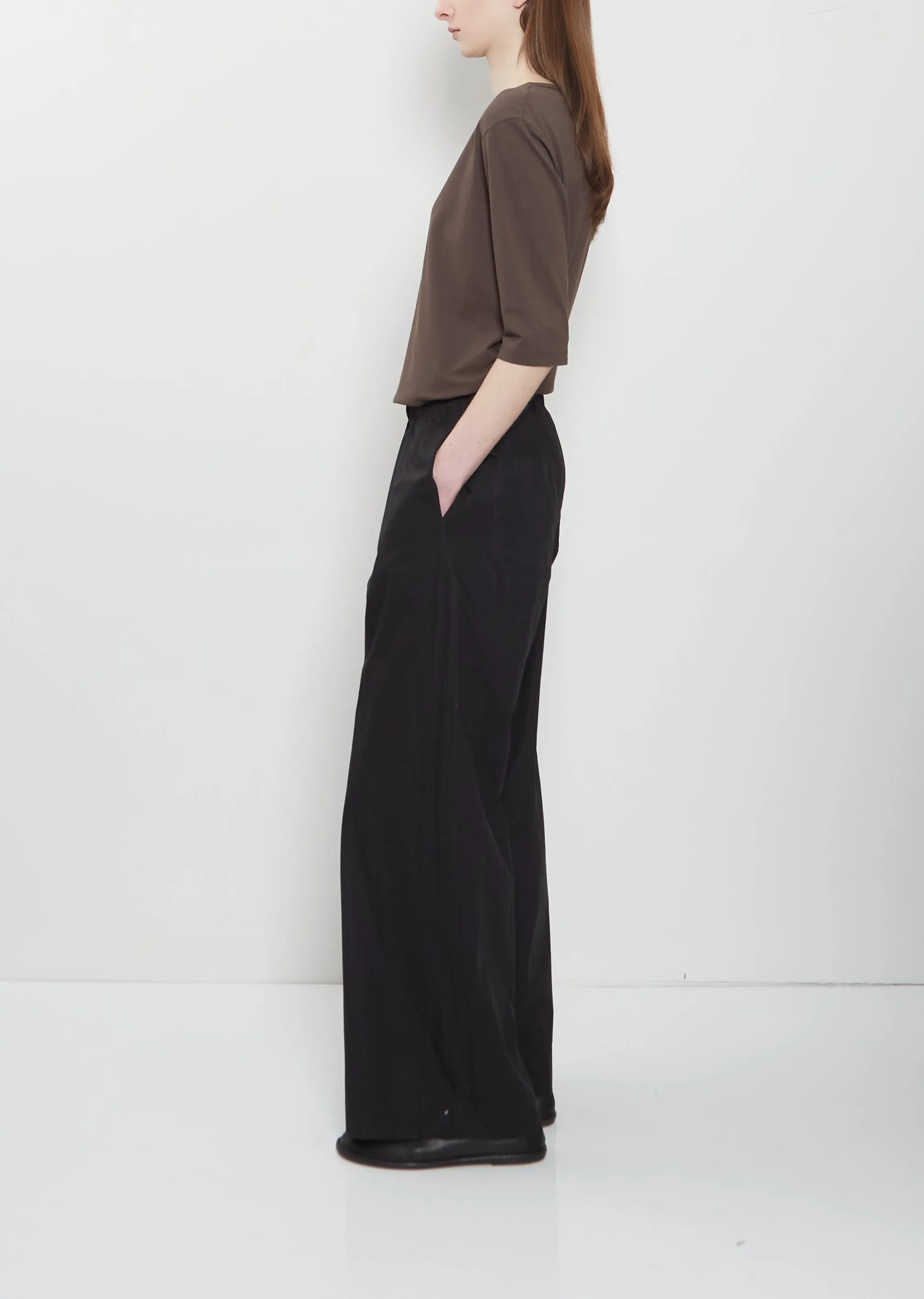 Diana Cotton Clara Pant — Black sold by La Garconne product image thumbnail 2