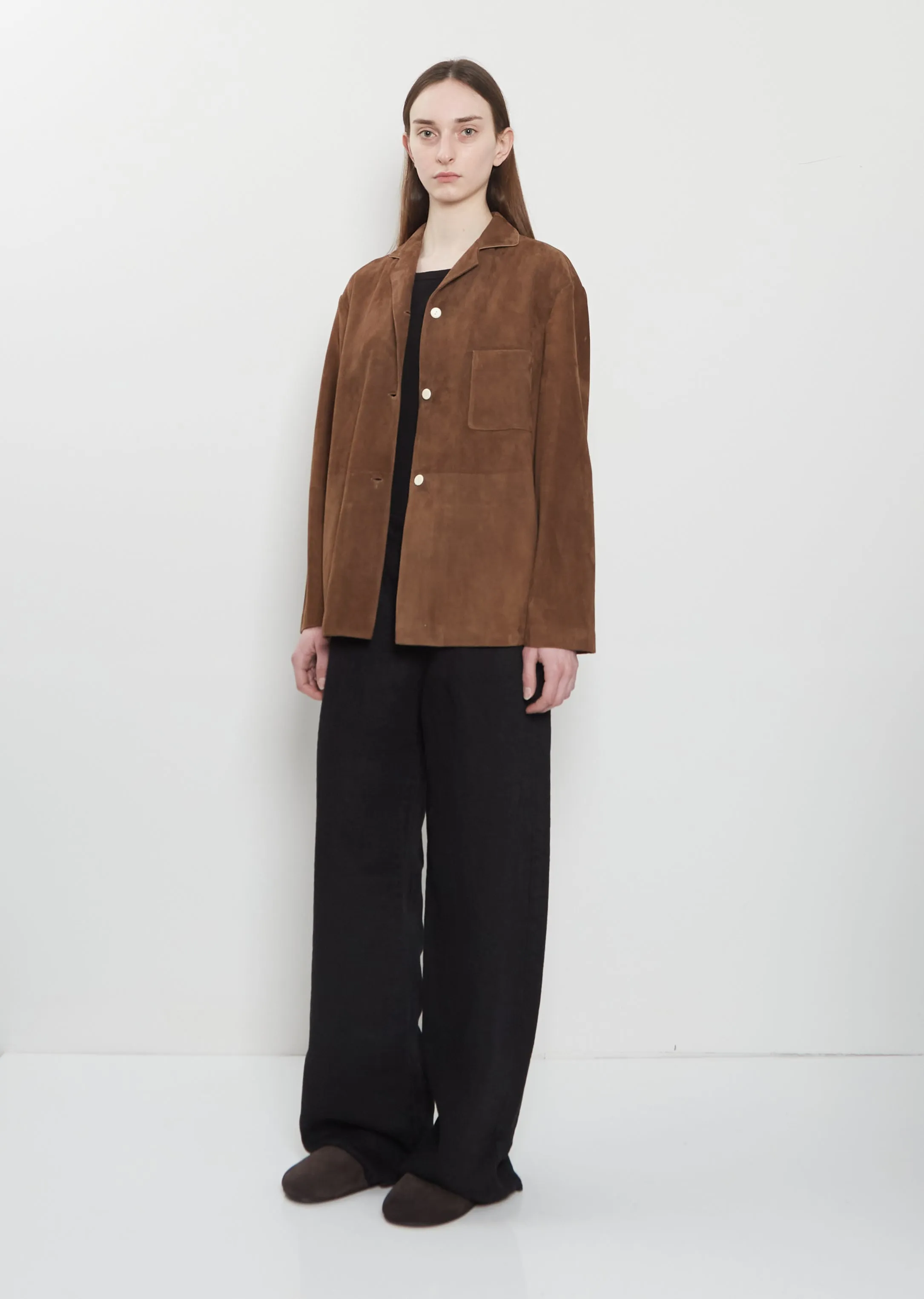 Janine Suede Shirt sold by La Garconne product image thumbnail 4