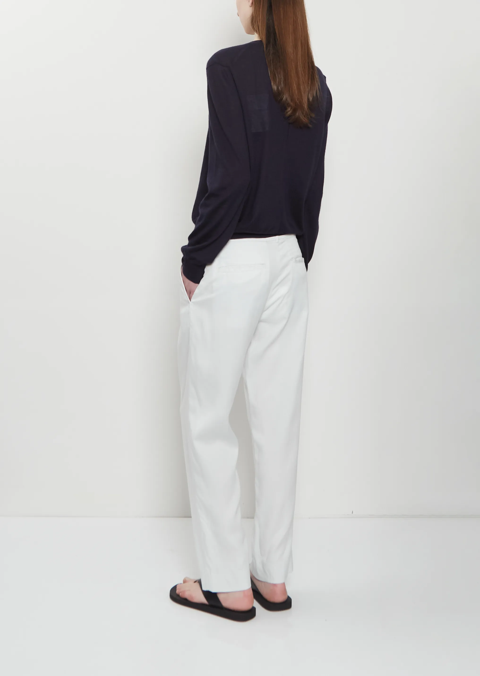 Karsten Lyocell Pant — Chalk sold by La Garconne product image thumbnail 3