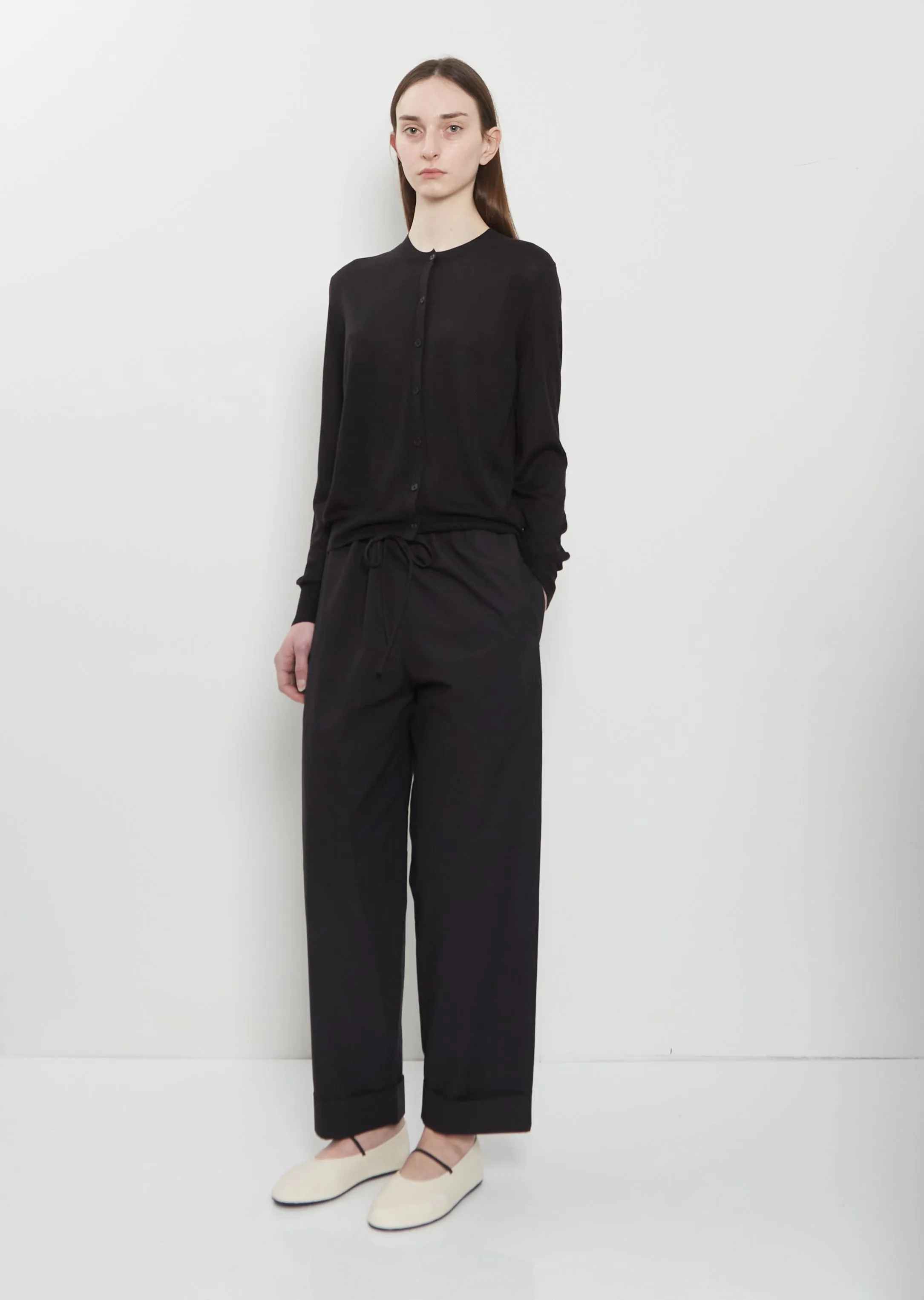 Delano Cotton Pant — Black sold by La Garconne product image thumbnail 4