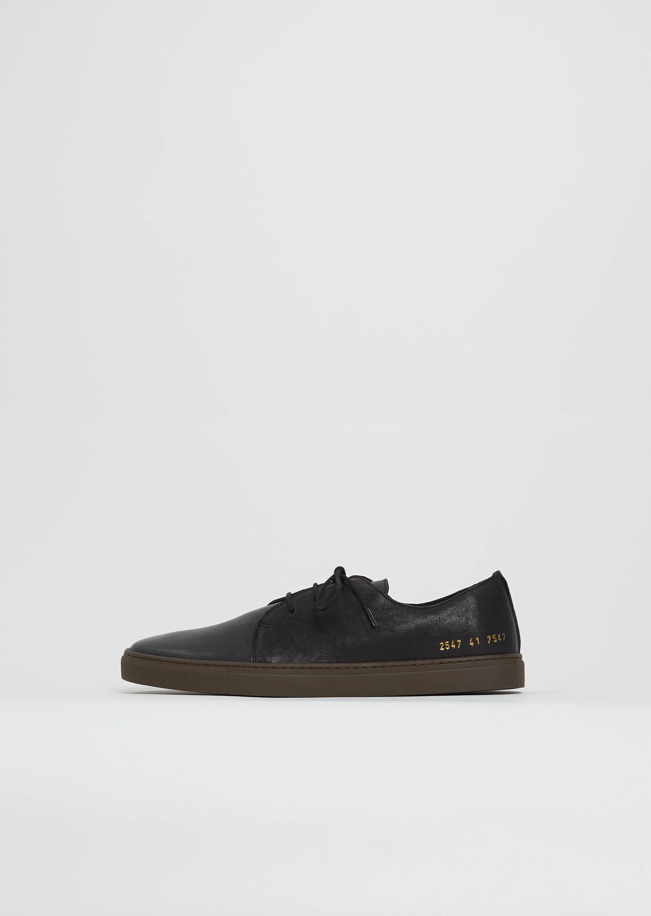 Rec Derby Laced Leather Sneaker sold by La Garconne